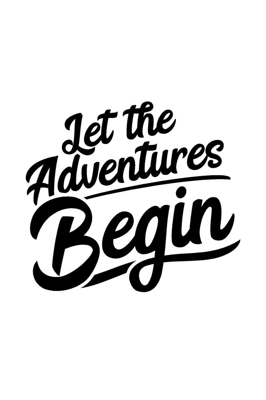 Let The Adventures Begin: Wedding Planner Notebook, Journal For The Bride. Bride Journal For Notes, Thoughts, Ideas, Reminders, Lists to do, Planning, Funny Bride-to-Be, Engagement Gift, Couple Fiance, Fiancee Valentine's Journal
