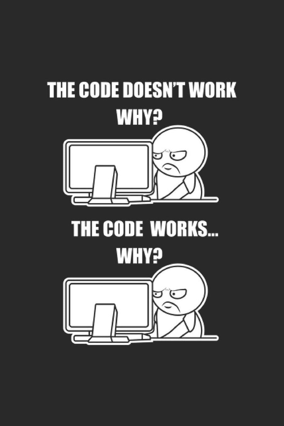 The Code Doesn't Work Why: Programming Developer Notebook Computer Science Journal for Coder, Coding Samples Programmers and computer nerds for sketches, notes, tasks, code ideas and To-Do lists, Dot Grid notebook, 120 pages