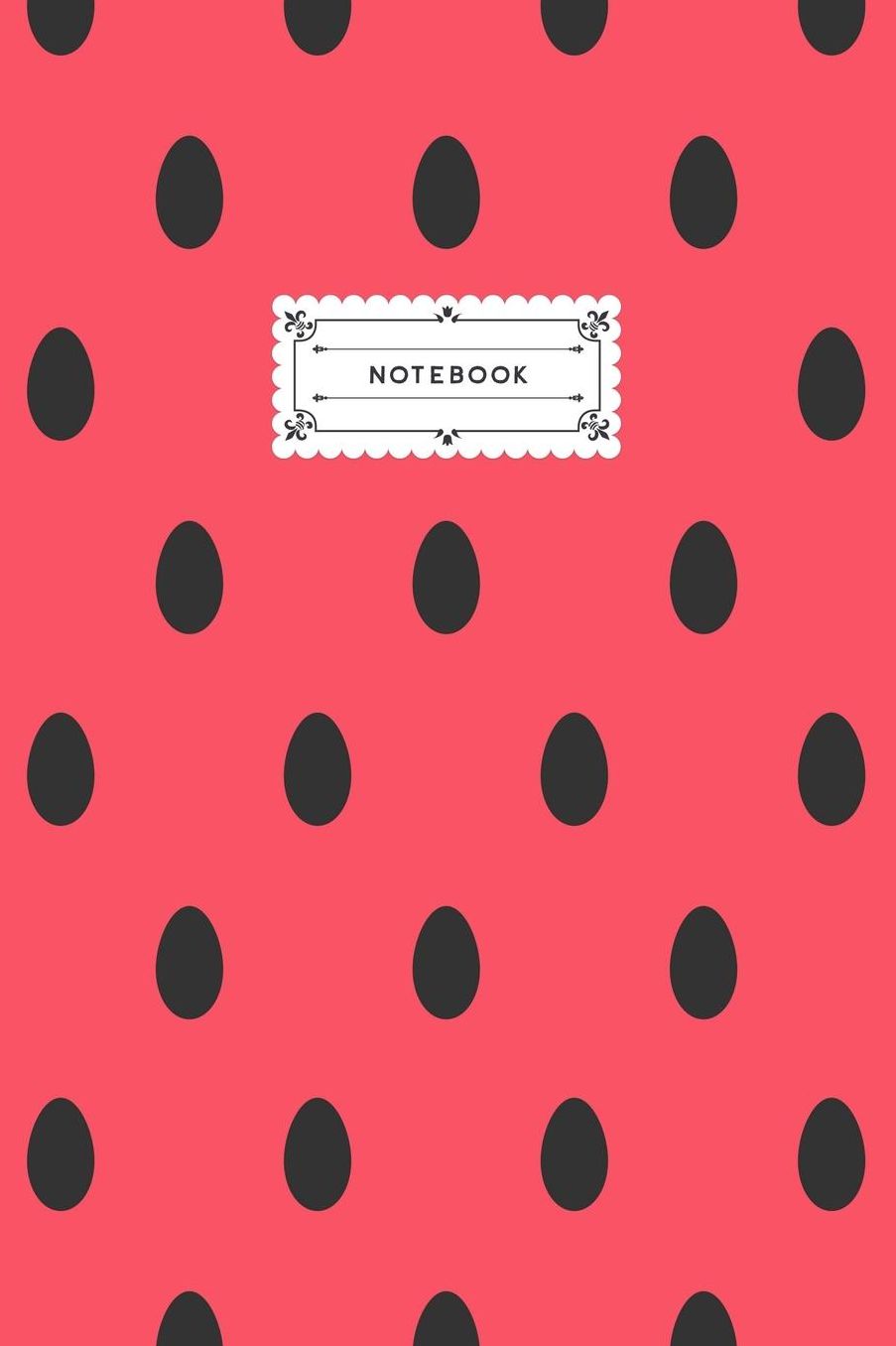Notebook: Watermelon Seeds Lined Journal Notebook, 120 pages (6x9)