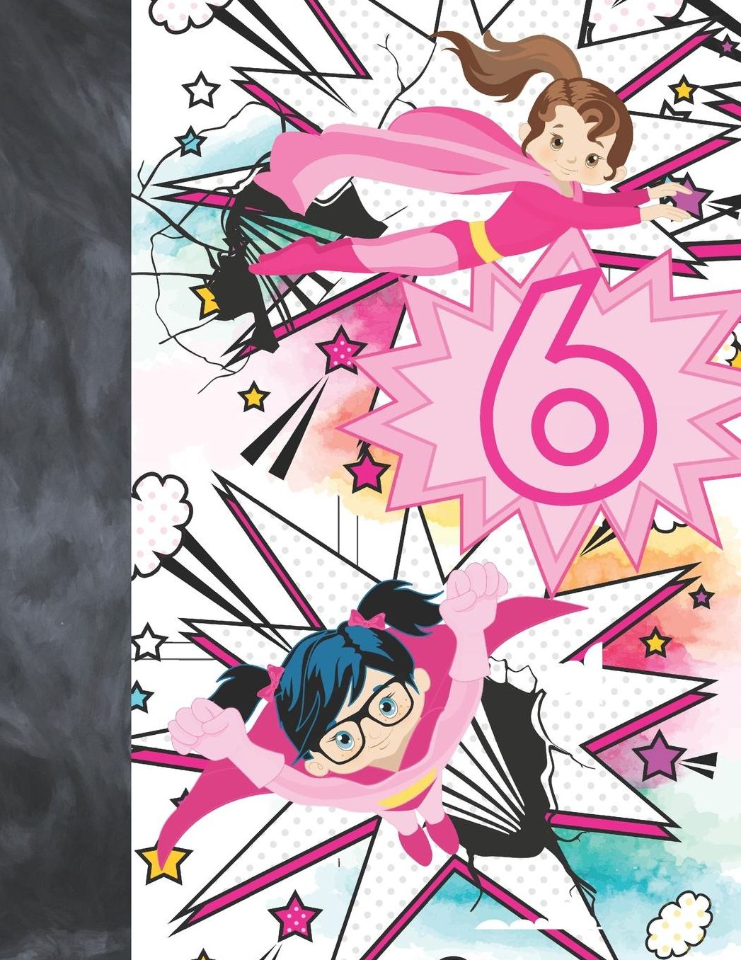 6: Comic Strip Templates Blank Comic Book Supergirl Workbook To Doodle & Draw In For Girls