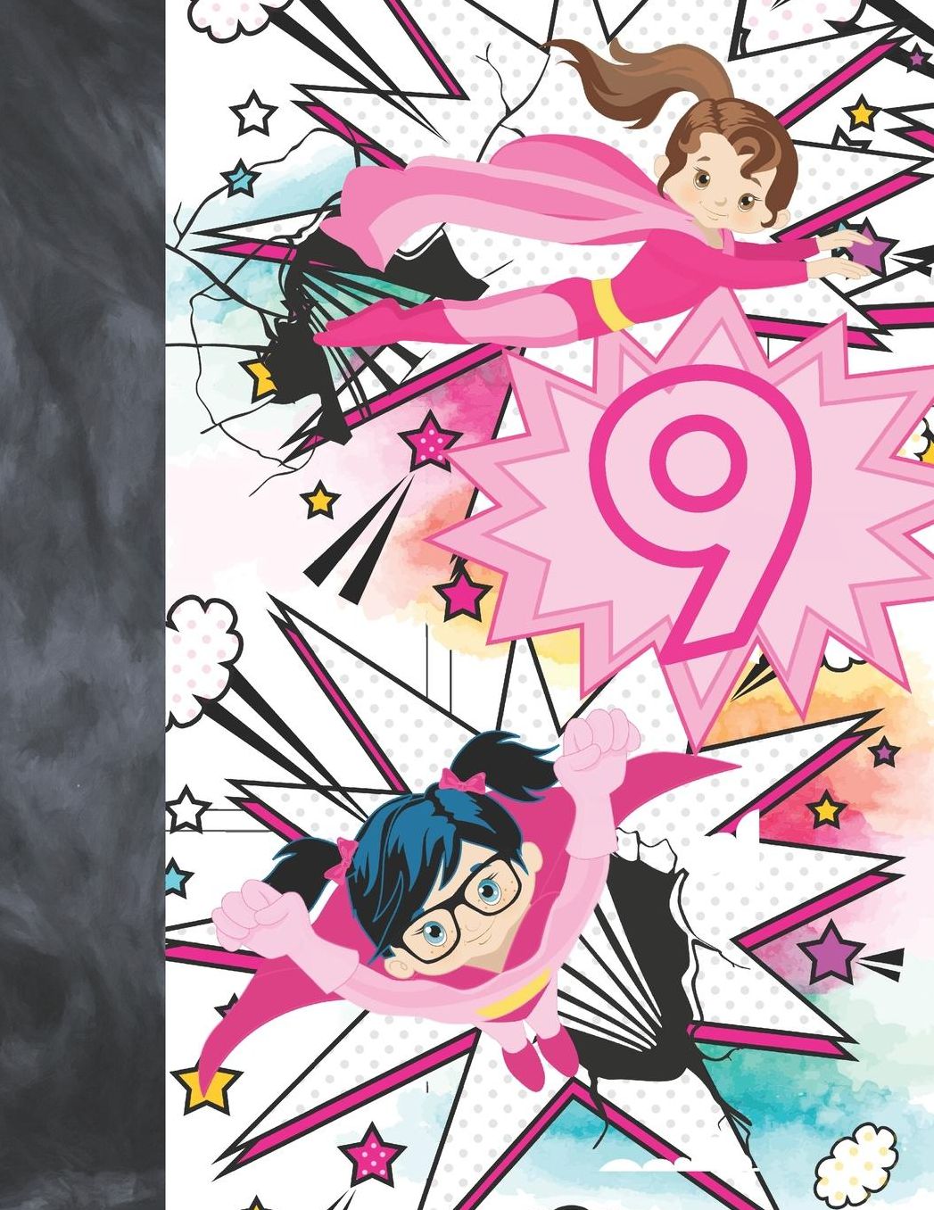 9: Comic Strip Templates Blank Comic Book Supergirl Workbook To Doodle & Draw In For Girls