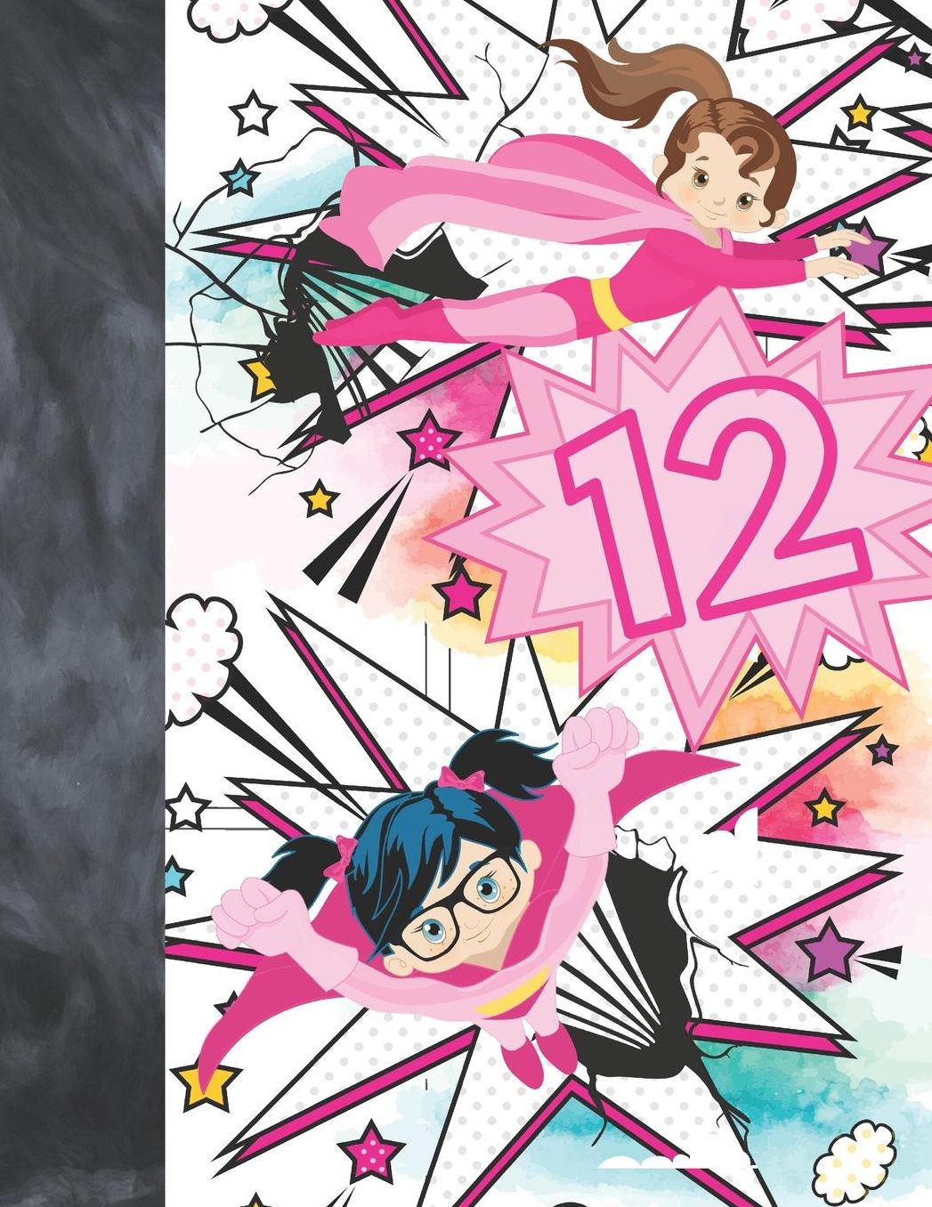 12: Comic Strip Templates Blank Comic Book Supergirl Workbook To Doodle & Draw In For Girls