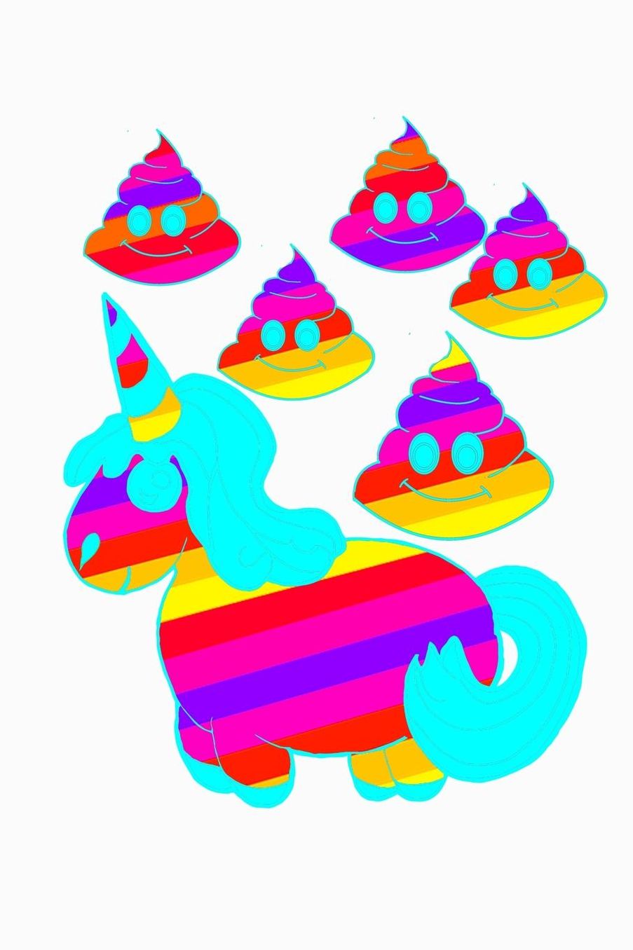 Unicorn: College Ruled Notebook