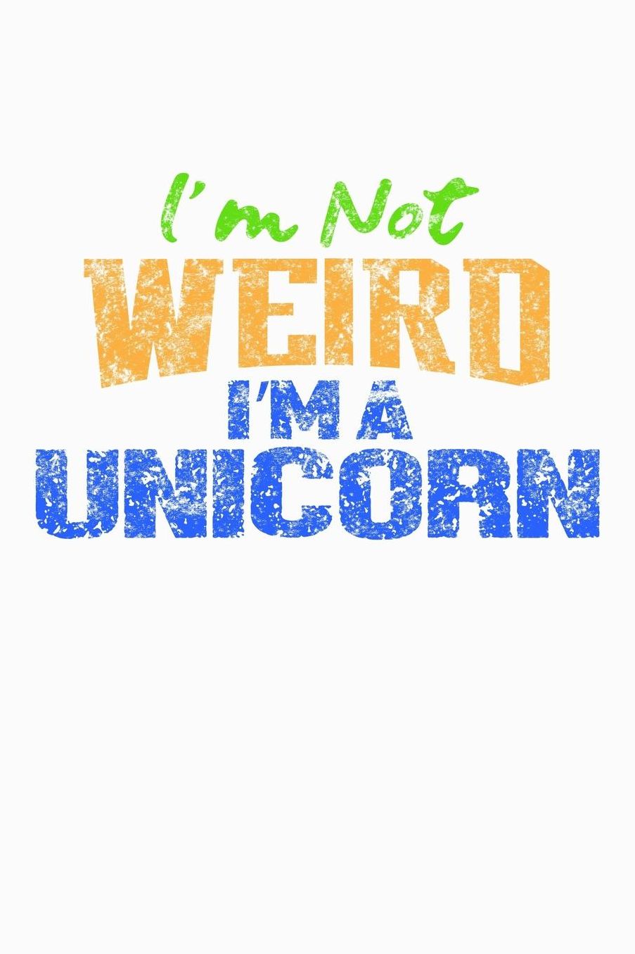 Unicorn: College Ruled Notebook