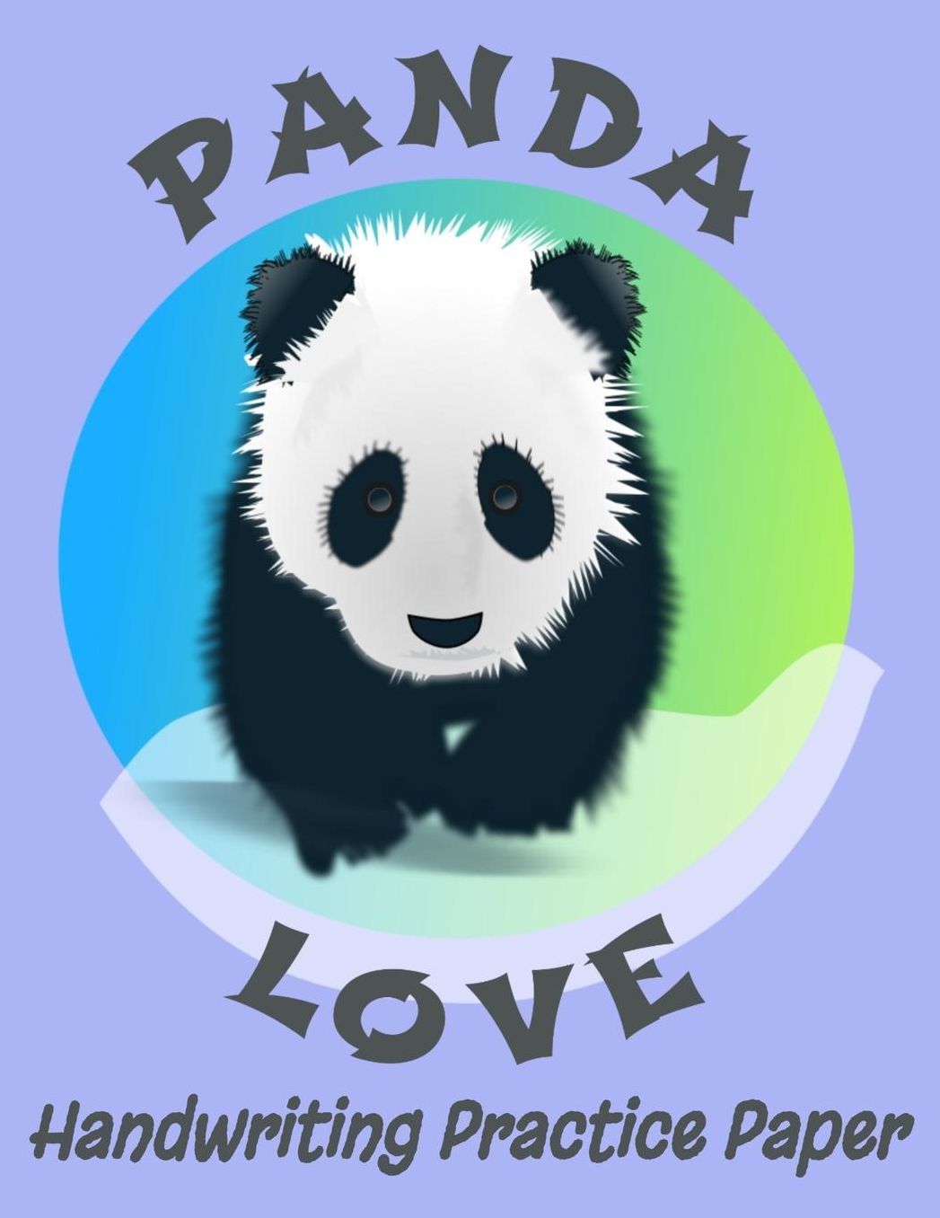 Panda Love Handwriting Practice Paper: 8.5 x 11 Dotted Lined Sheets for Elementary K-3 Students (200 Pages)