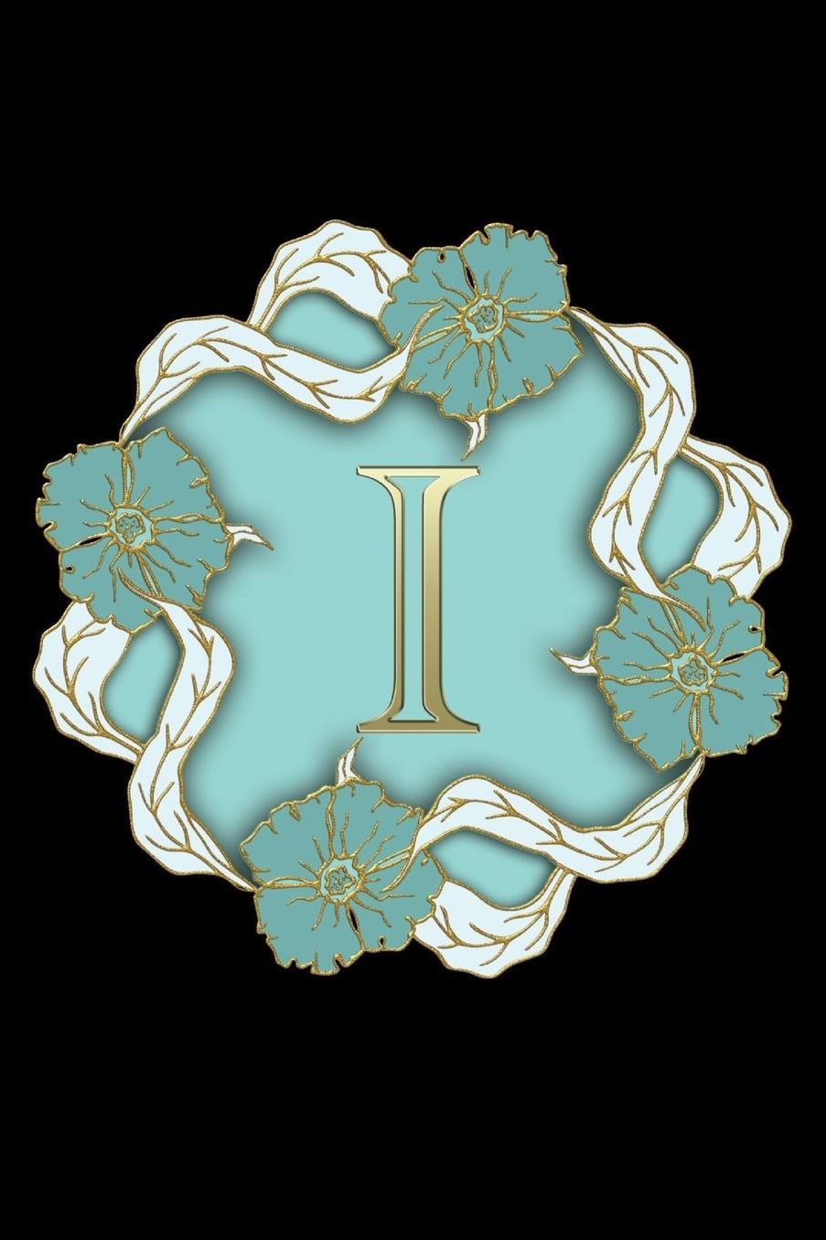 I: Personalized Monogrammed Initial I Notebook, Writing Journal or Diary for Women and Girls, Makes a Great Personalized Gift