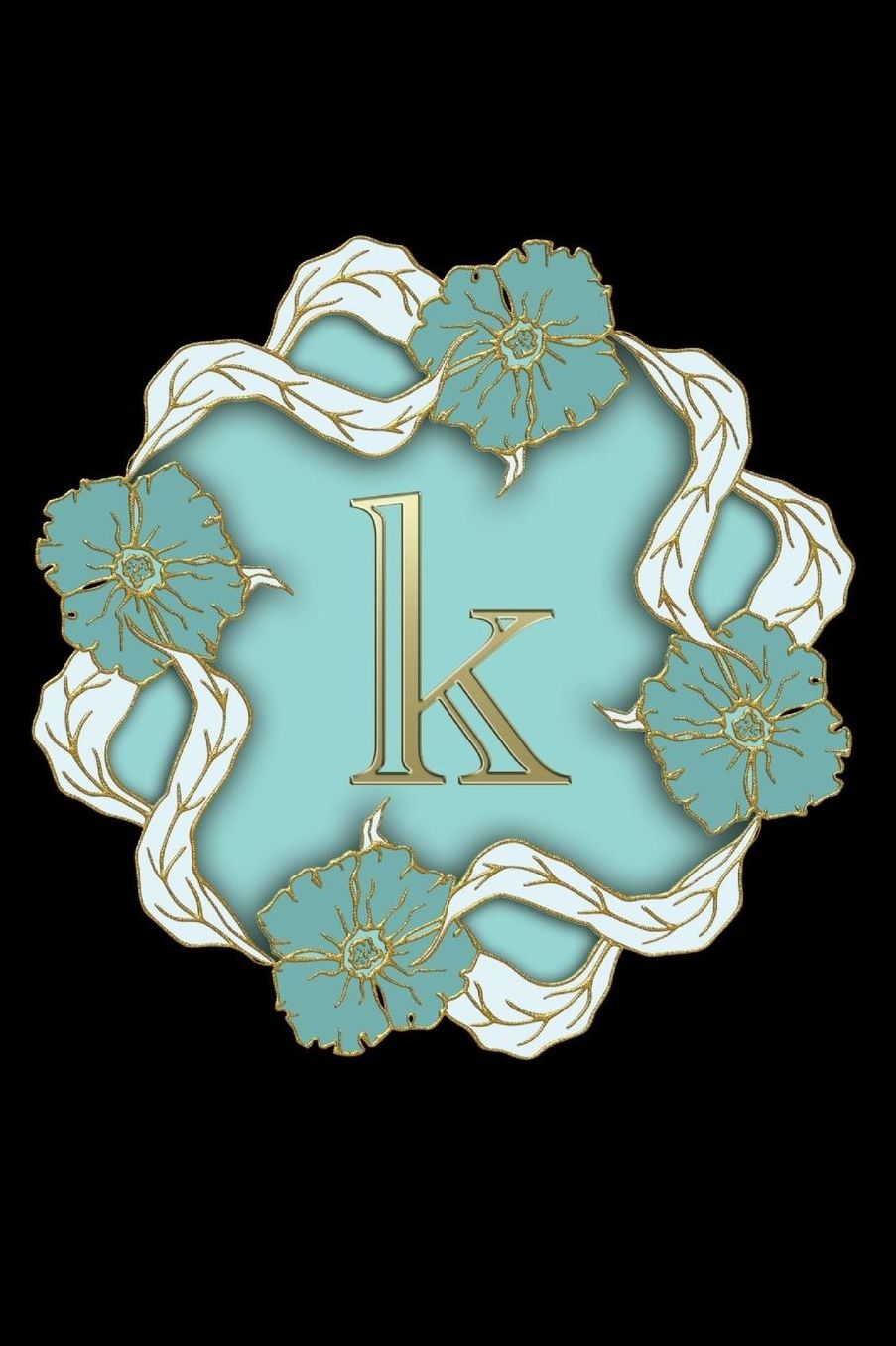 K: Personalized Monogrammed Initial K Notebook, Writing Journal or Diary for Women and Girls, Makes a Great Personalized Gift