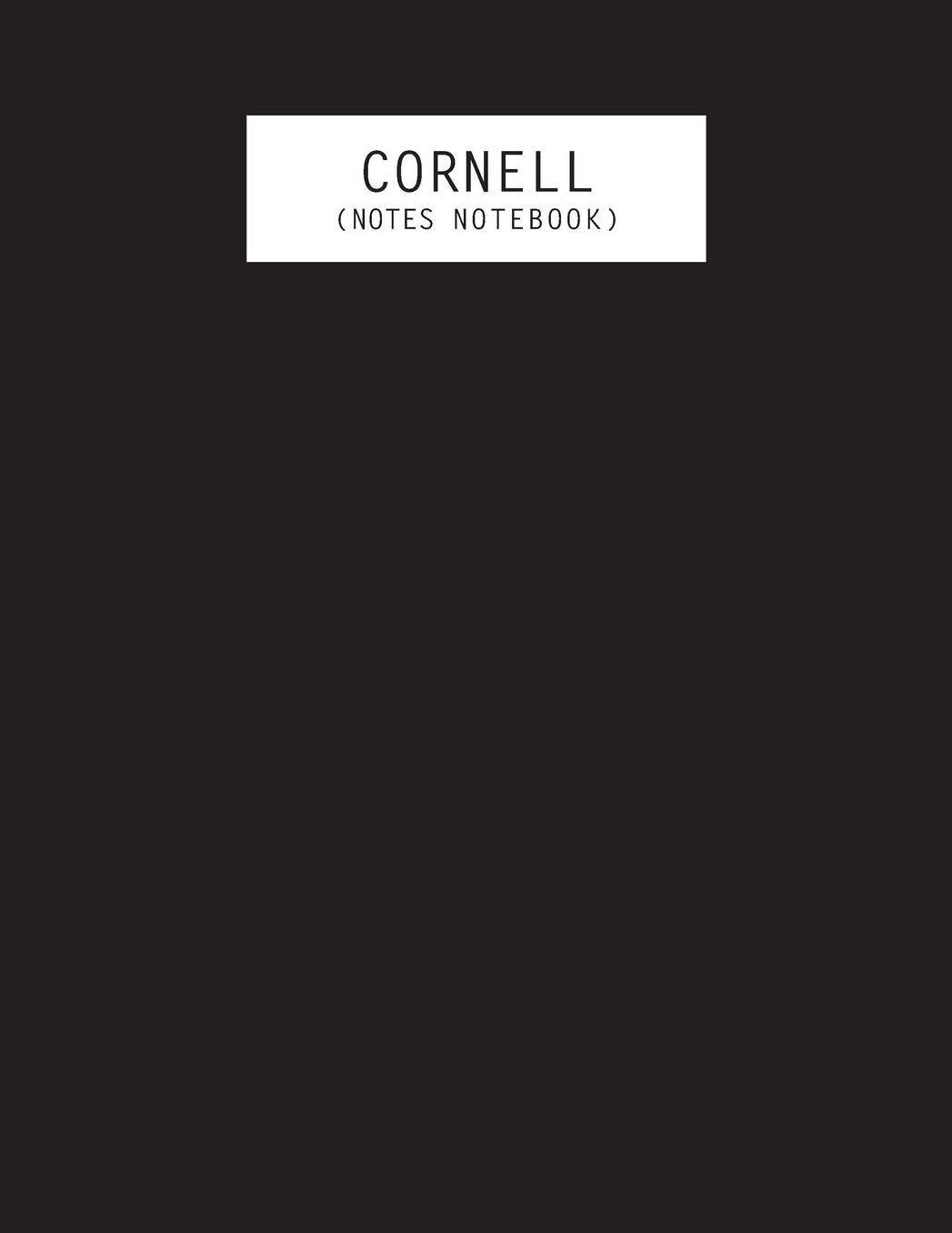 Cornell Notes Notebook: College Ruled Lined Cornell Note Paper Notes Taking System Journal Notebook for School Students University Classroom Lectures Notepad Composition Book