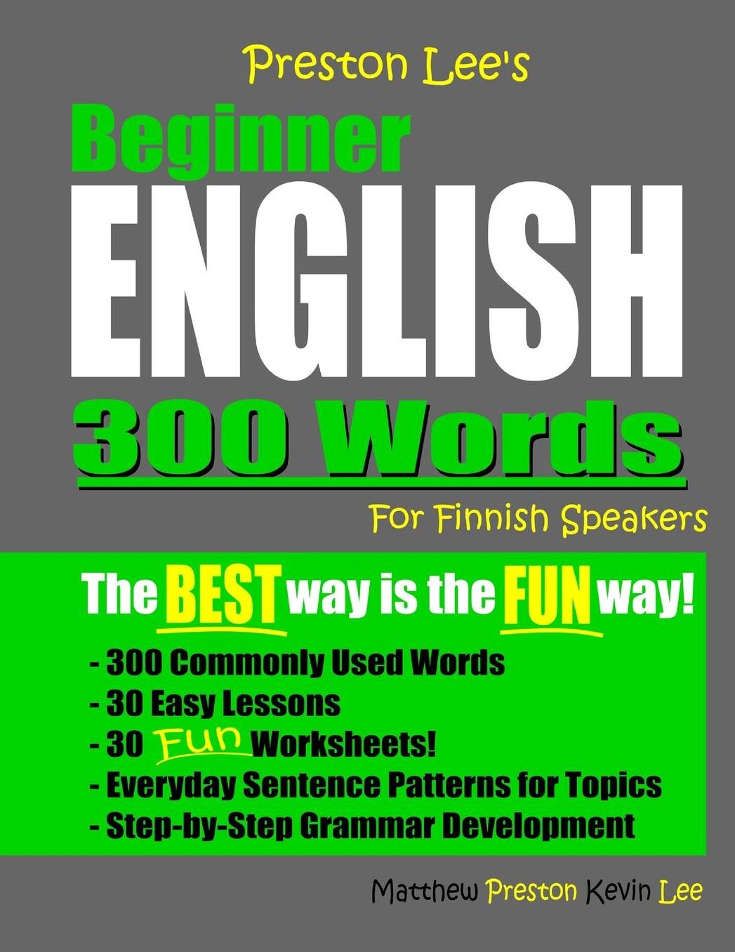 Preston Lee's Beginner English 300 Words For Finnish Speakers