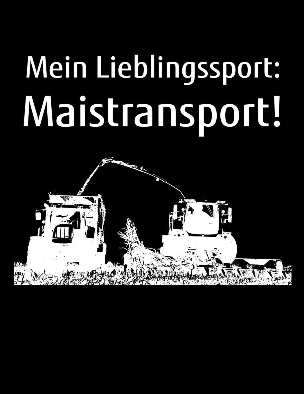 Mein Lieblingssport: Maistransport!: a4 liniertes Notizbuch zum Mais Hï¿½ckseln fï¿½r einen Landwirt oder Lohner in der Landwirtschaft als Geschenk