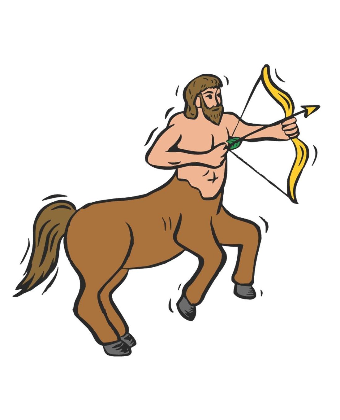 Horse Illustration School Composition Book Equine Rearing Centaur Bow Arrow: Horse Picture Equine Covers Composition Books Notebooks (Notebook, Diary, Blank Book)