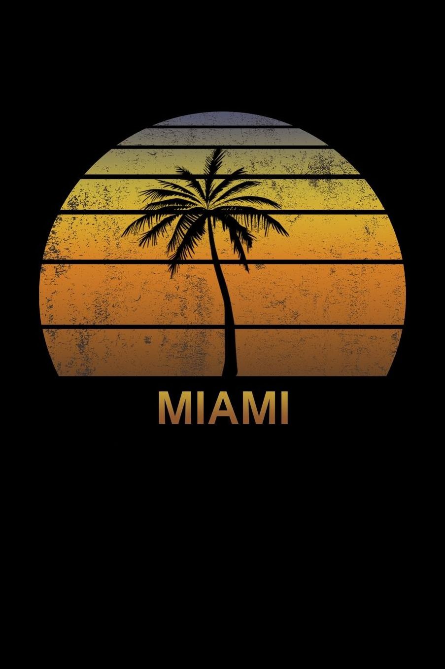 Miami: Florida Notebook Lined Wide Ruled Paper For Taking Notes. Stylish Journal Diary 6 x 9 Inch Soft Cover. For Home, Work Or School.