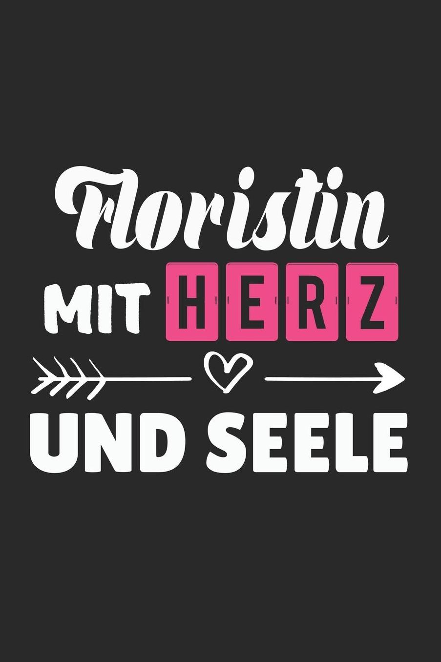 Floristin Mit Herz Und Seele: A5 Punkteraster - Notebook - Notizbuch - Taschenbuch - Journal - Tagebuch - Ein lustiges Geschenk fï¿½r Freunde oder die Familie und die beste Floristin der Welt