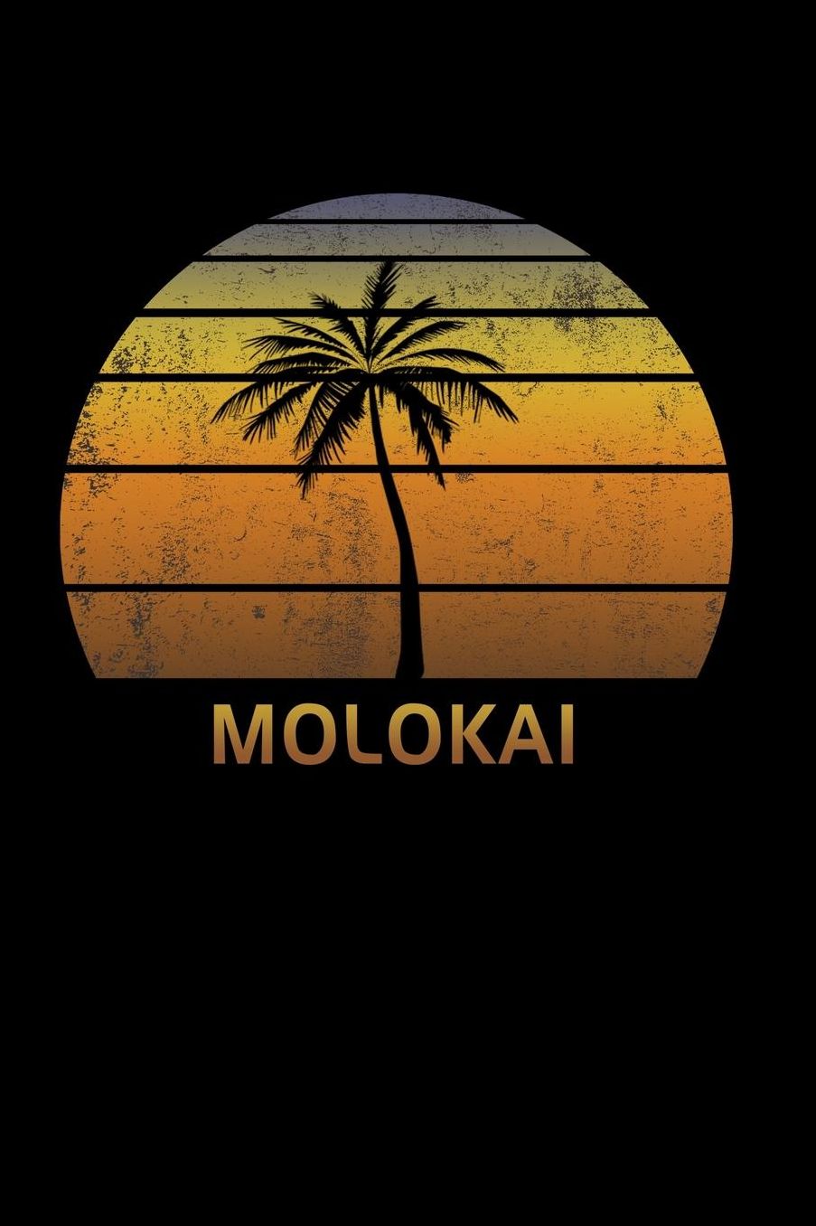 Molokai: Hawaii Notebook Lined Wide Ruled Paper For Taking Notes. Stylish Journal Diary 6 x 9 Inch Soft Cover. For Home, Work Or School.