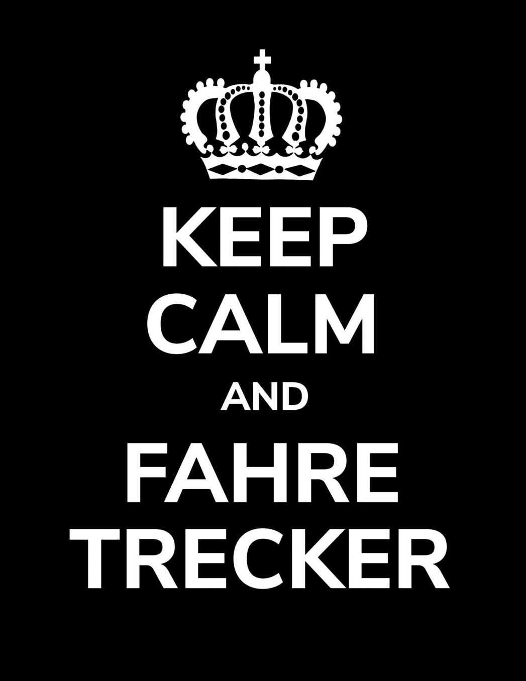 Keep calm and fahre Trecker: a4 liniertes Notizbuch mit einem Trecker fï¿½r einen Landwirt oder Lohner in der Landwirtschaft als Geschenk