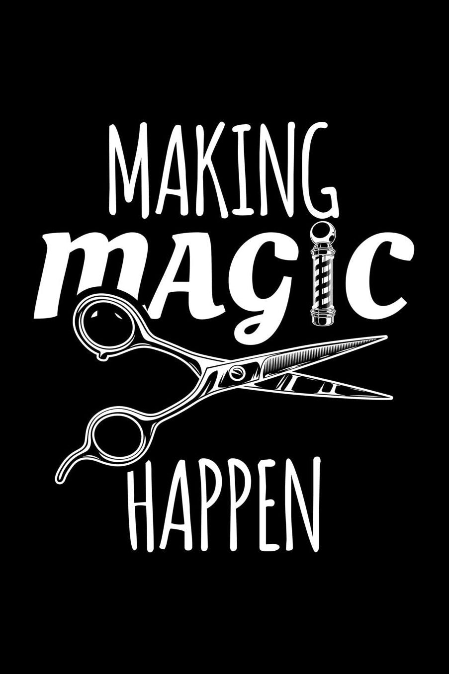 Making Magic Happens: Blank Paper Sketch Book - Artist Sketch Pad Journal for Sketching, Doodling, Drawing, Painting or Writing
