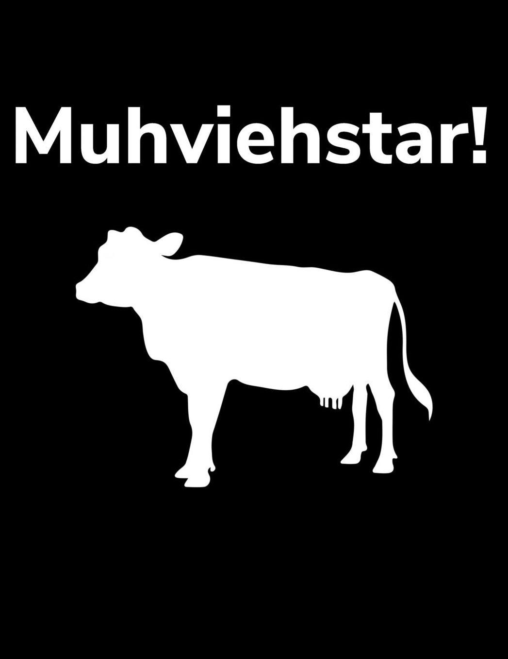 Muhviehstar!: A4 kariertes Notizbuch mit einer Kuh fï¿½r einen Landwirt oder Milchbauer in der Landwirtschaft als Geschenk