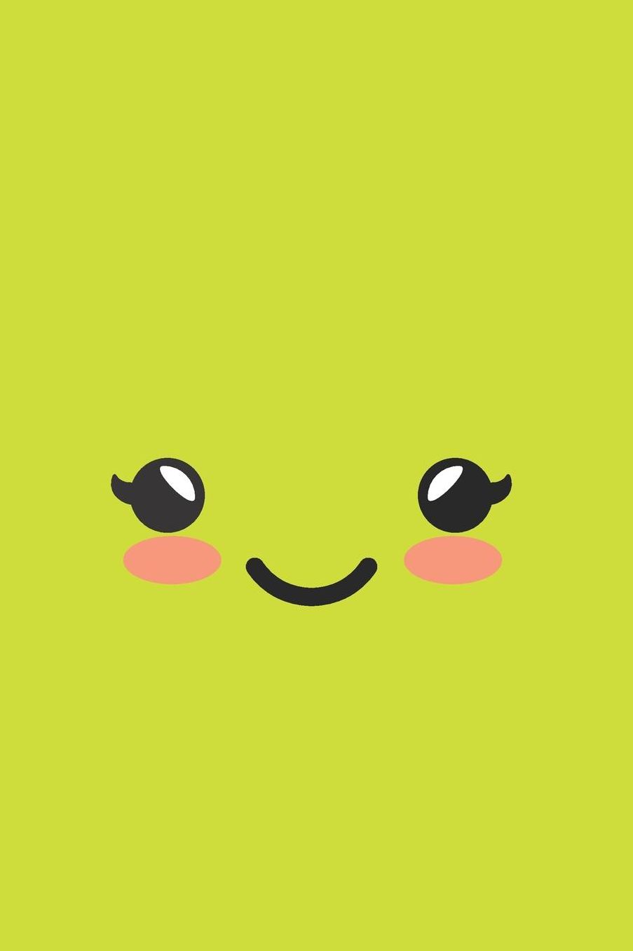 Cute Kawaii Face Notebook Journal