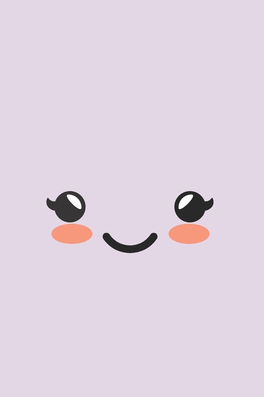 Cute Kawaii Face Notebook Journal