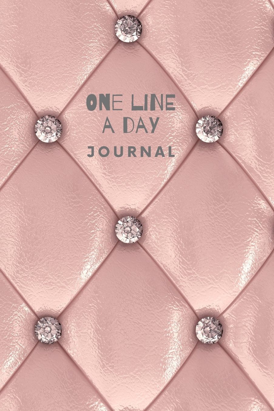 One Line A Day: Elegant Rose Journal Five-Year Memory Book, Diary, Notebook, 110 Lined Blank Pages