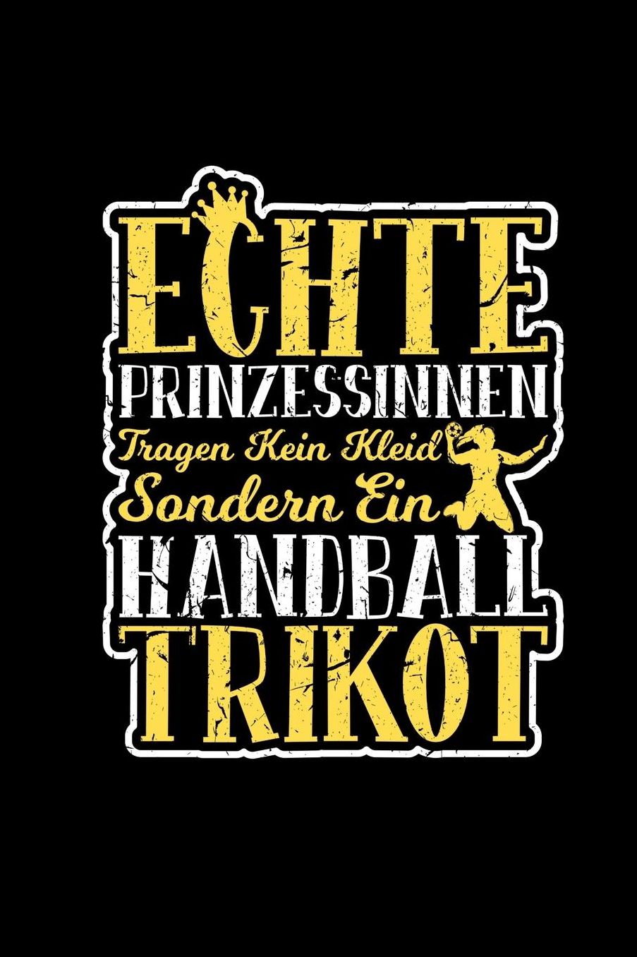 Handball Trikot: Notizblock & Notizheft A5 Blanko Handballer Handballspielerin Frauen Geschenk Damen Sprï¿½che Lustig