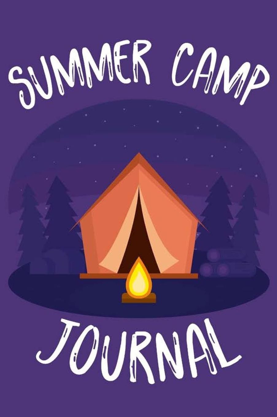 Summer Camp Journal: Summer Camp Workbook, Trendy Camp Drawing and Writing Journal Notebook, Vacation Activity Log Book