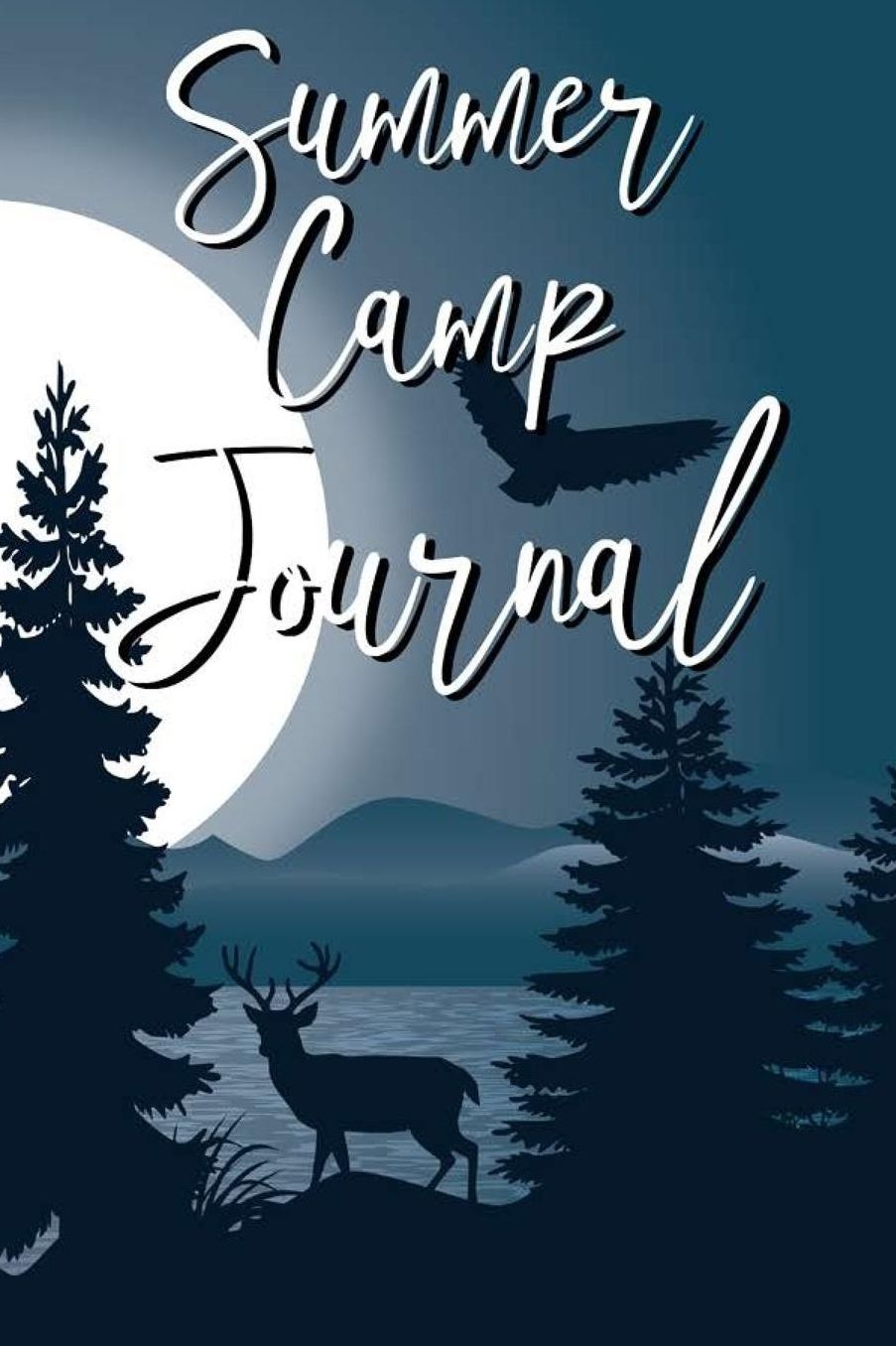 Summer Camp Journal: Summer Camp Trendy Notebook, Vacation Memories Diary, Kids Draw and Write, Camping Activity Book