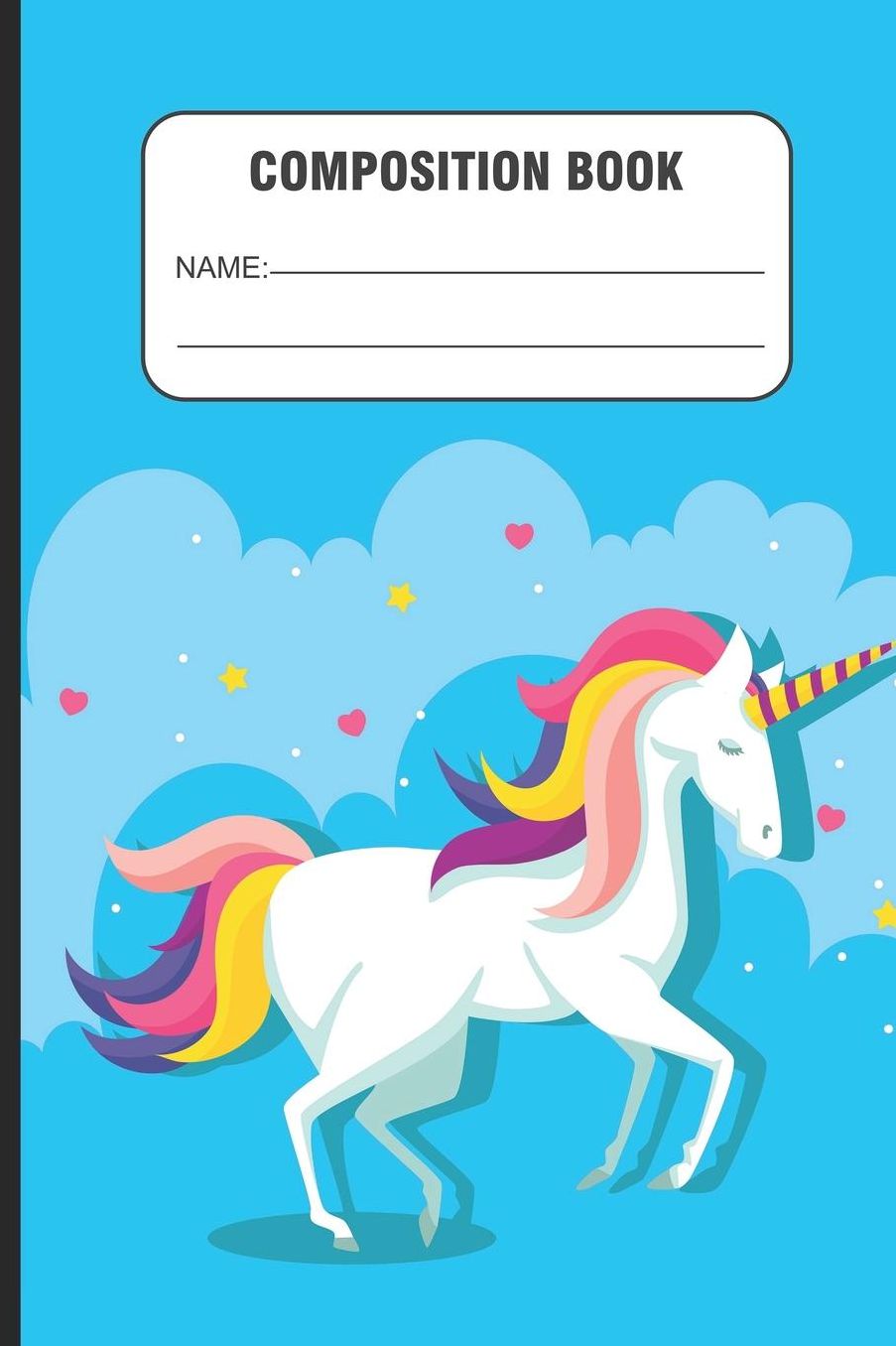 Composition Book: Unicorn Composition Notebook for Kids, Handwriting Practice Paper, Draw And Write Journal For Girls, Back to School