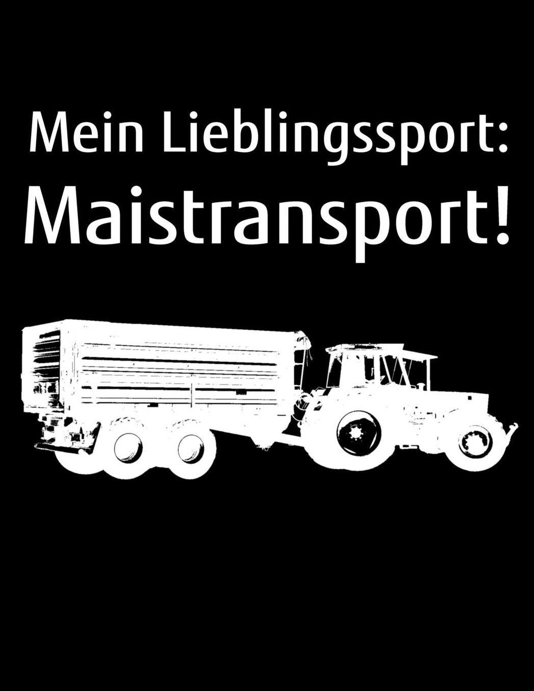 Mein Lieblingssport: Maistransport!: A4 kariertes Notizbuch zum Mais Hï¿½ckseln fï¿½r einen Landwirt oder Lohner in der Landwirtschaft als Geschenk