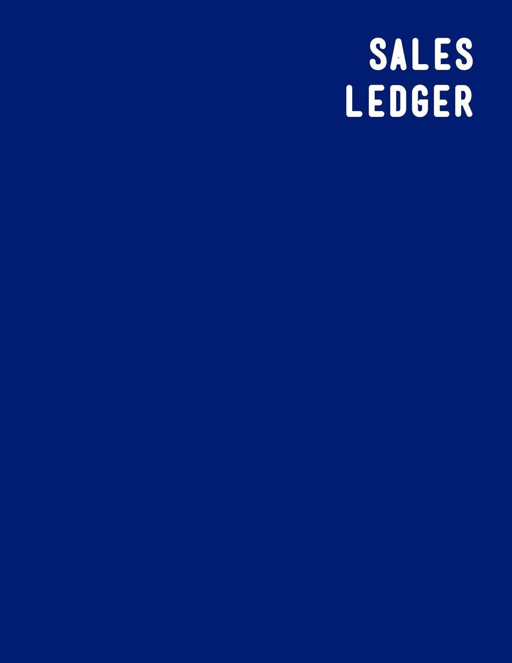 Sales Ledger: Blue online seller profit tracking logbook For arbitrage resellers and website owners looking to grow and track sales