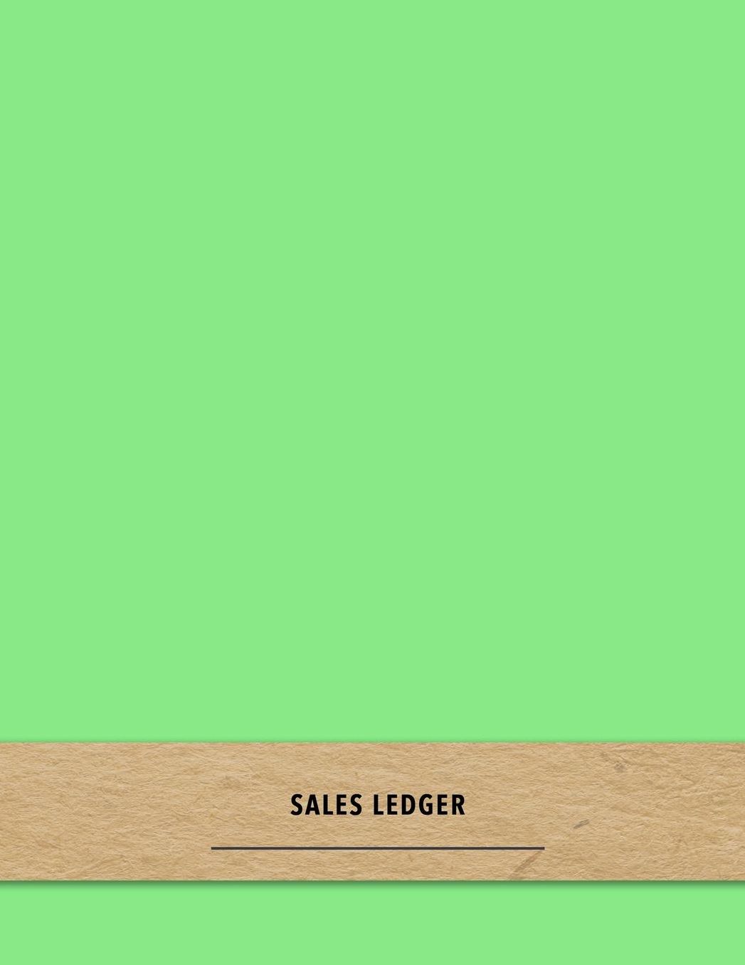 Sales Ledger: Green online resales and profit tracking log book For arbitrage resellers and website owners looking to grow and track sales