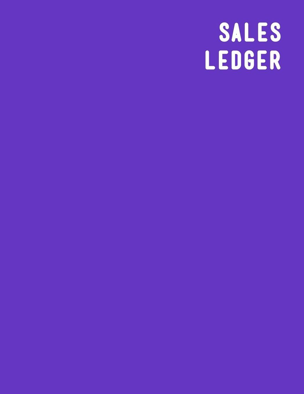 Sales Ledger: Purple online resales and profit tracking log book For arbitrage resellers and website owners looking to grow and track sales