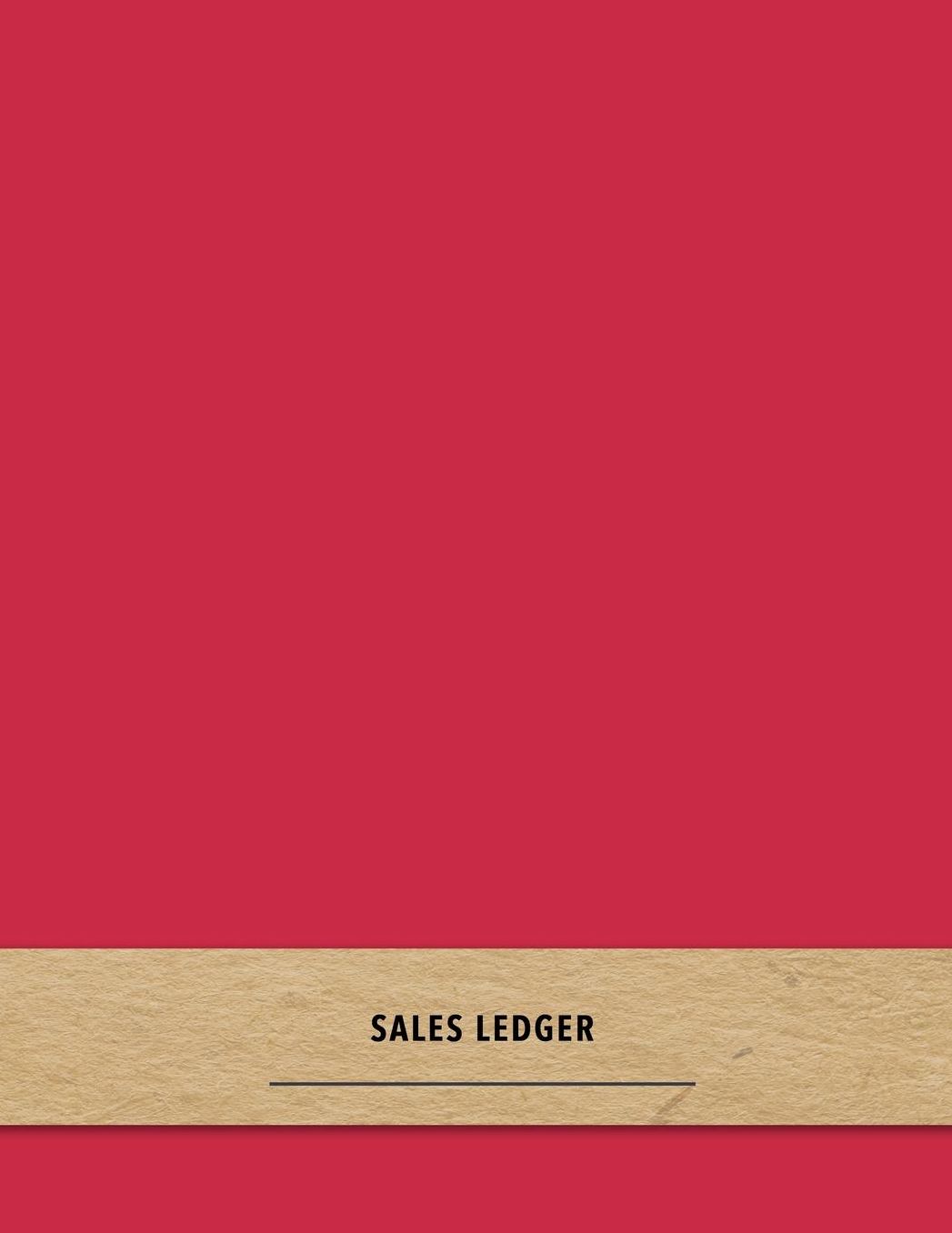 Sales Ledger: Red online resales and profit tracking log book For arbitrage resellers and website owners looking to grow and track sales