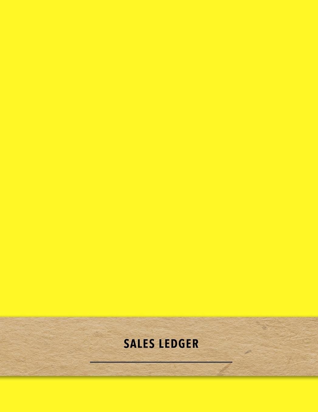 Sales Ledger: Yellow online resales and profit tracking log book For arbitrage resellers and website owners looking to grow and track sales