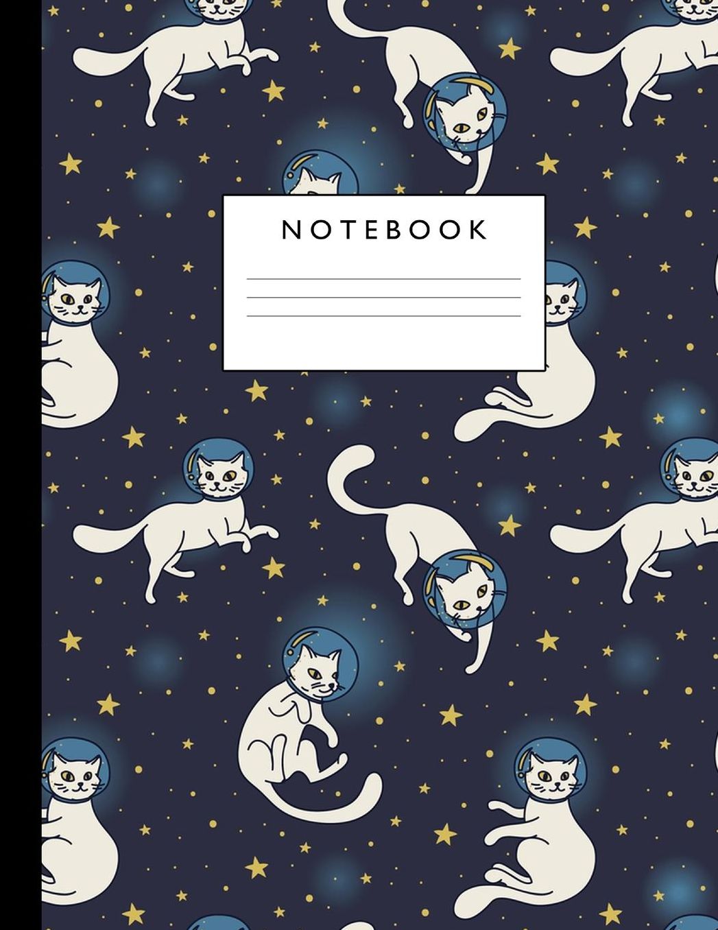 Notebook: Cute Lined Journal Ruled Composition Note Book to Draw and Write In - School Supplies for Elementary, Highschool and College (8.5 x 11 Size 100 Writing Pages) Cover Design 215