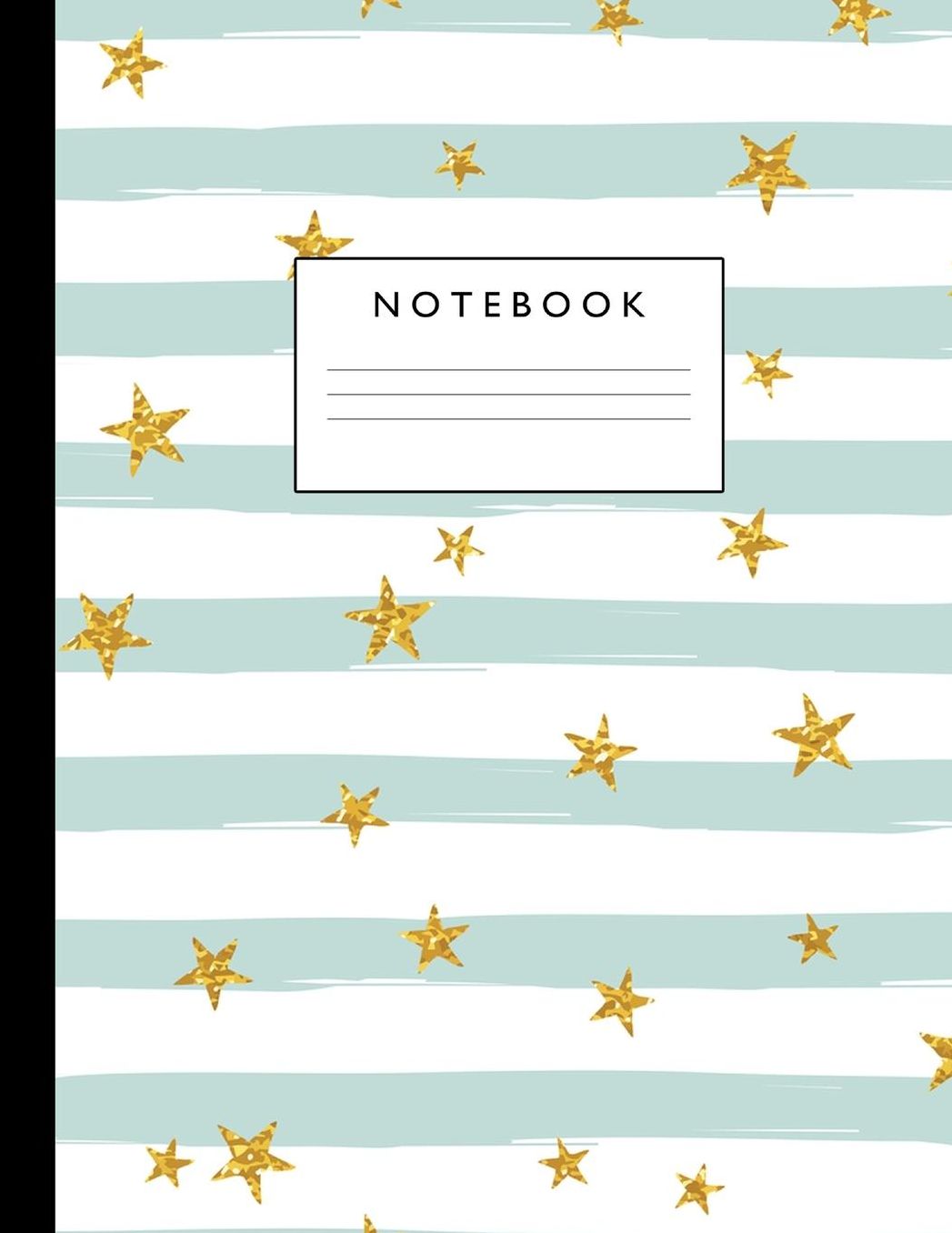 Notebook: Cute Lined Journal Ruled Composition Note Book to Draw and Write In - School Supplies for Elementary, Highschool and College (8.5 x 11 Size 100 Writing Pages) Cover Design 230