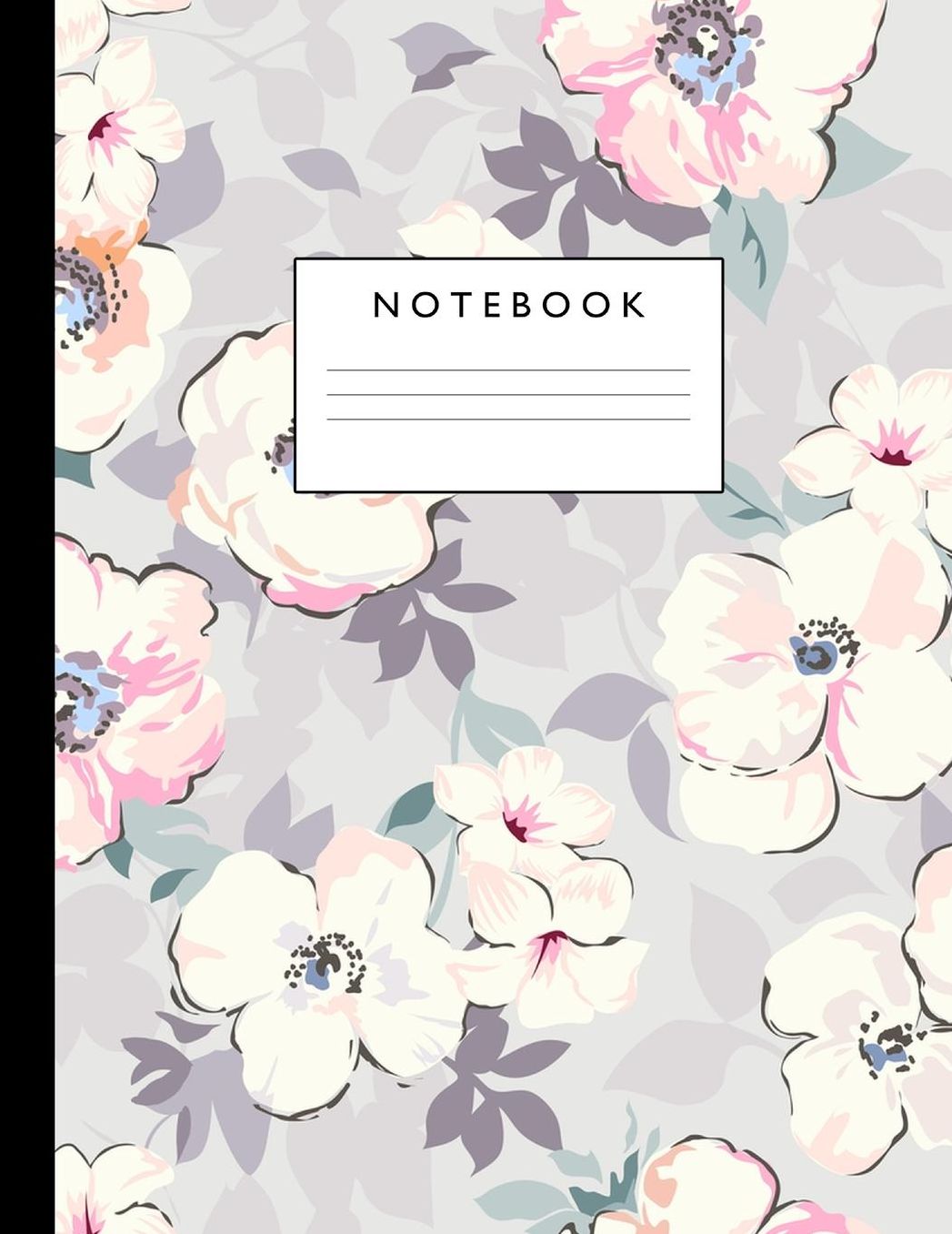 Notebook: Cute Lined Journal Ruled Composition Note Book to Draw and Write In - School Supplies for Elementary, Highschool and College (8.5 x 11 Size 100 Writing Pages) Cover Design 232