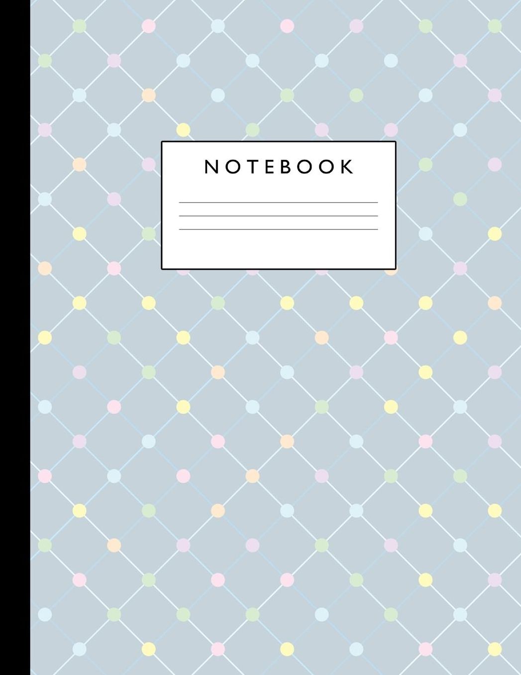 Notebook: Cute Lined Journal Ruled Composition Note Book to Draw and Write In - School Supplies for Elementary, Highschool and College (8.5 x 11 Size 100 Writing Pages) Cover Design 235