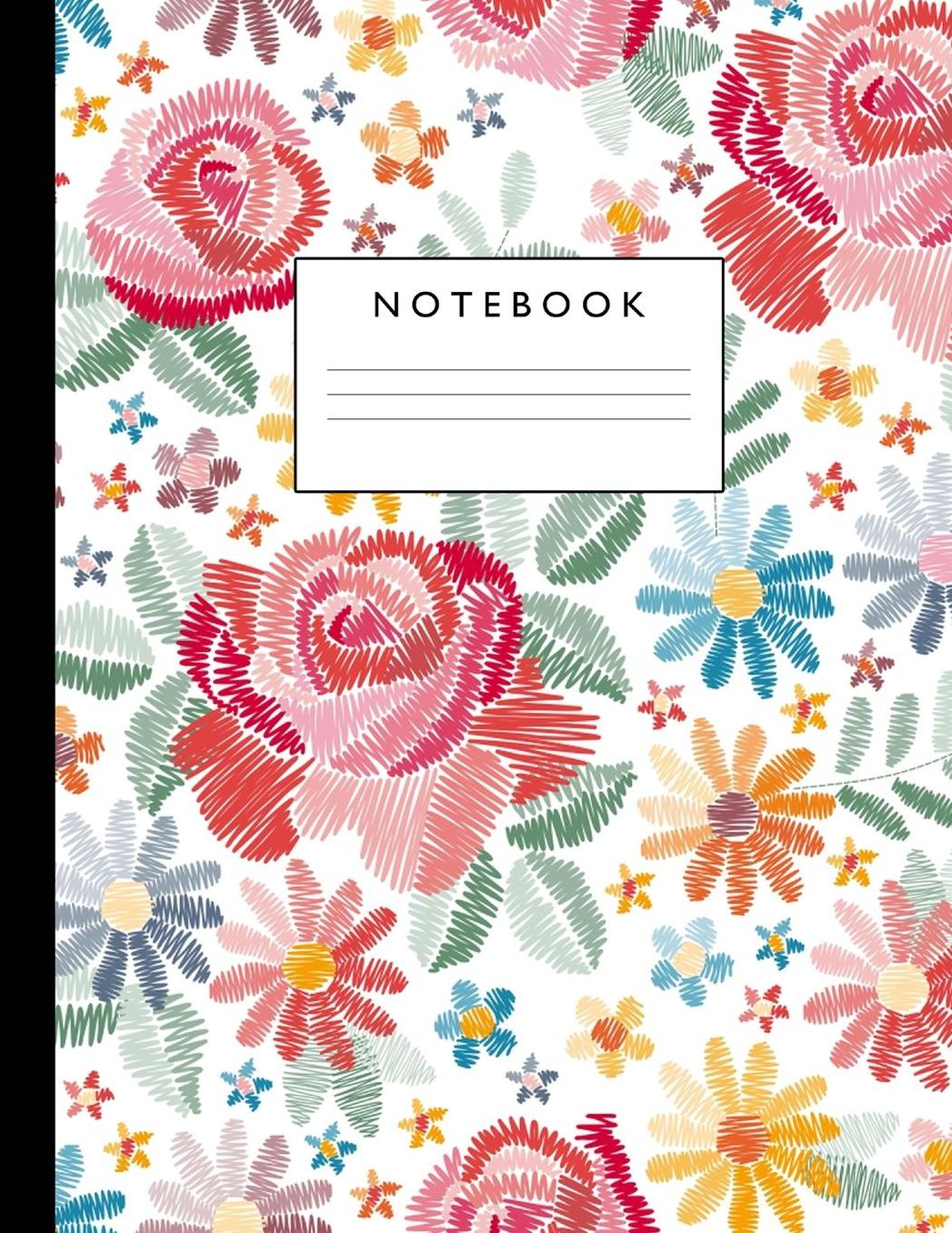 Notebook: Cute Lined Journal Ruled Composition Note Book to Draw and Write In - School Supplies for Elementary, Highschool and College (8.5 x 11 Size 100 Writing Pages) Cover Design 236