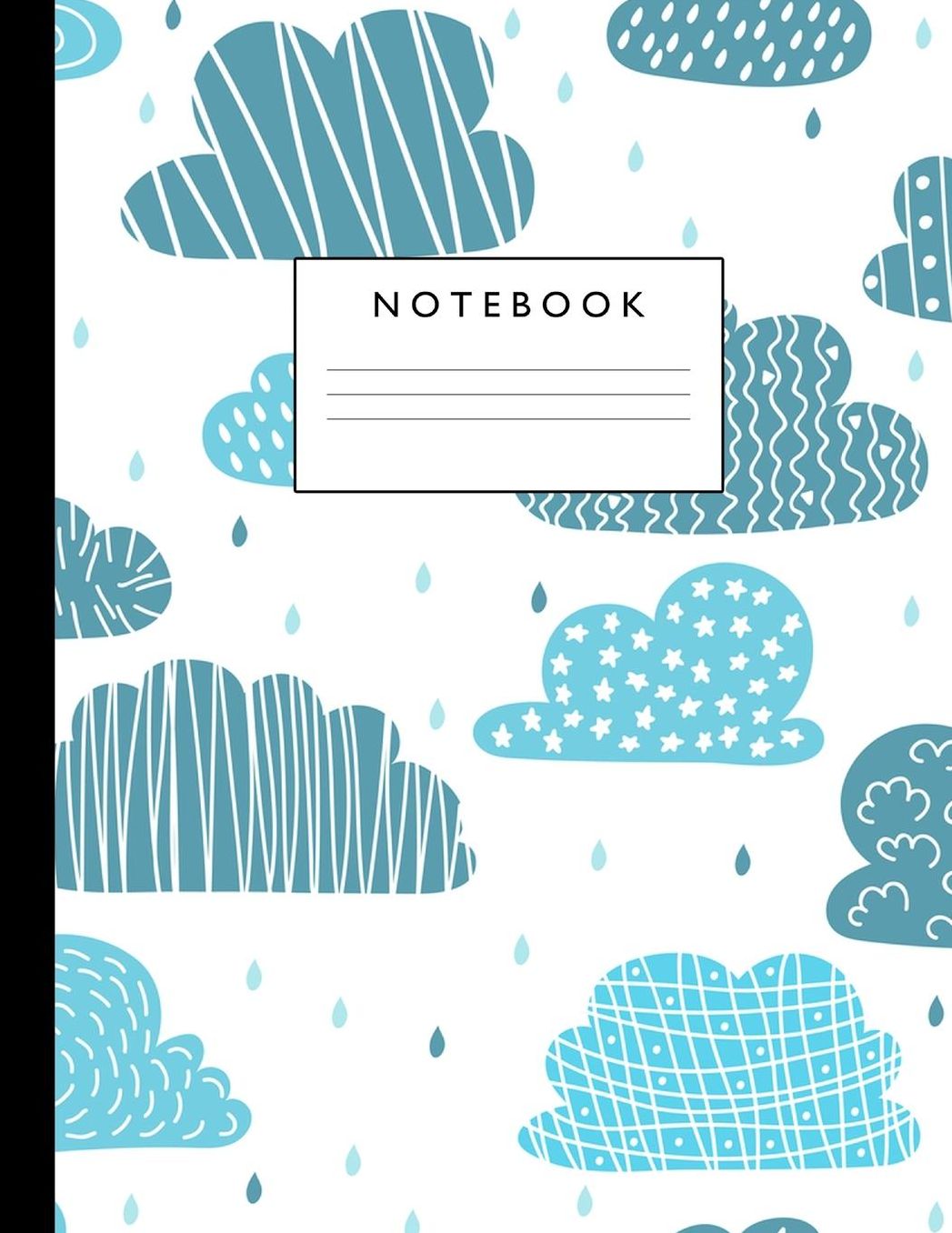 Notebook: Cute Lined Journal Ruled Composition Note Book to Draw and Write In - School Supplies for Elementary, Highschool and College (8.5 x 11 Size 100 Writing Pages) Cover Design 241