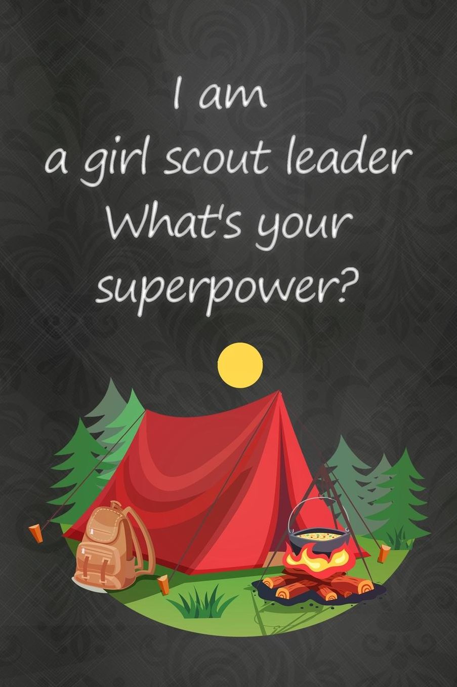 Thick Notebook (119 Pages) - Summer Journal, Camping, Girl Scout Leader Gifts