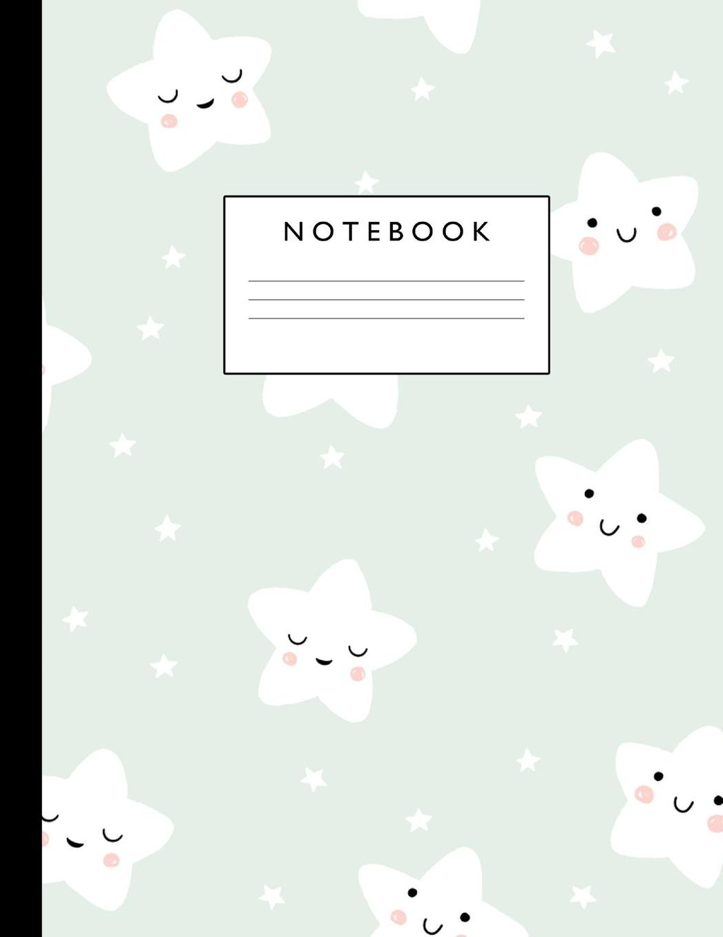 Notebook: Cute Lined Journal Ruled Composition Note Book to Draw and Write In - School Supplies for Elementary, Highschool and College (8.5 x 11 Size 100 Writing Pages) Cover Design 252