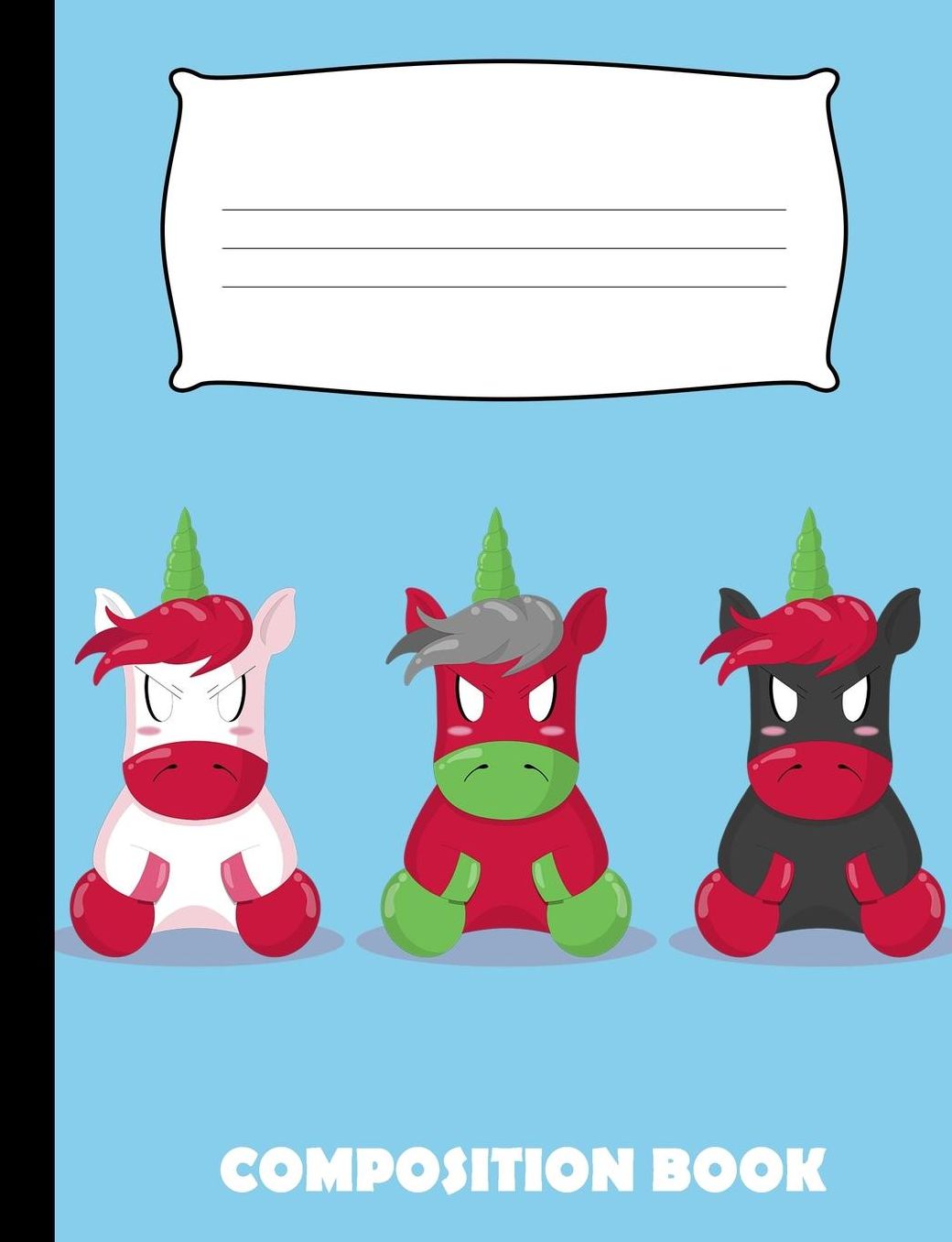 Composition Book: Unicorn Composition Notebook Wide Ruled