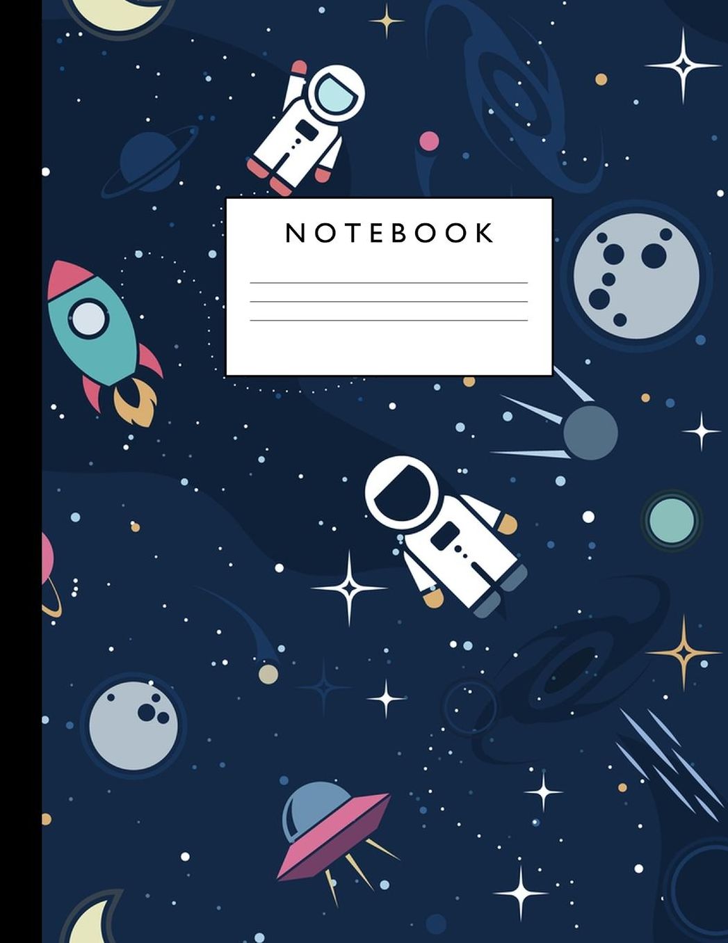 Notebook: Cute Lined Journal Ruled Composition Note Book to Draw and Write In - School Supplies for Elementary, Highschool and College (8.5 x 11 Size 100 Writing Pages) Cover Design 257