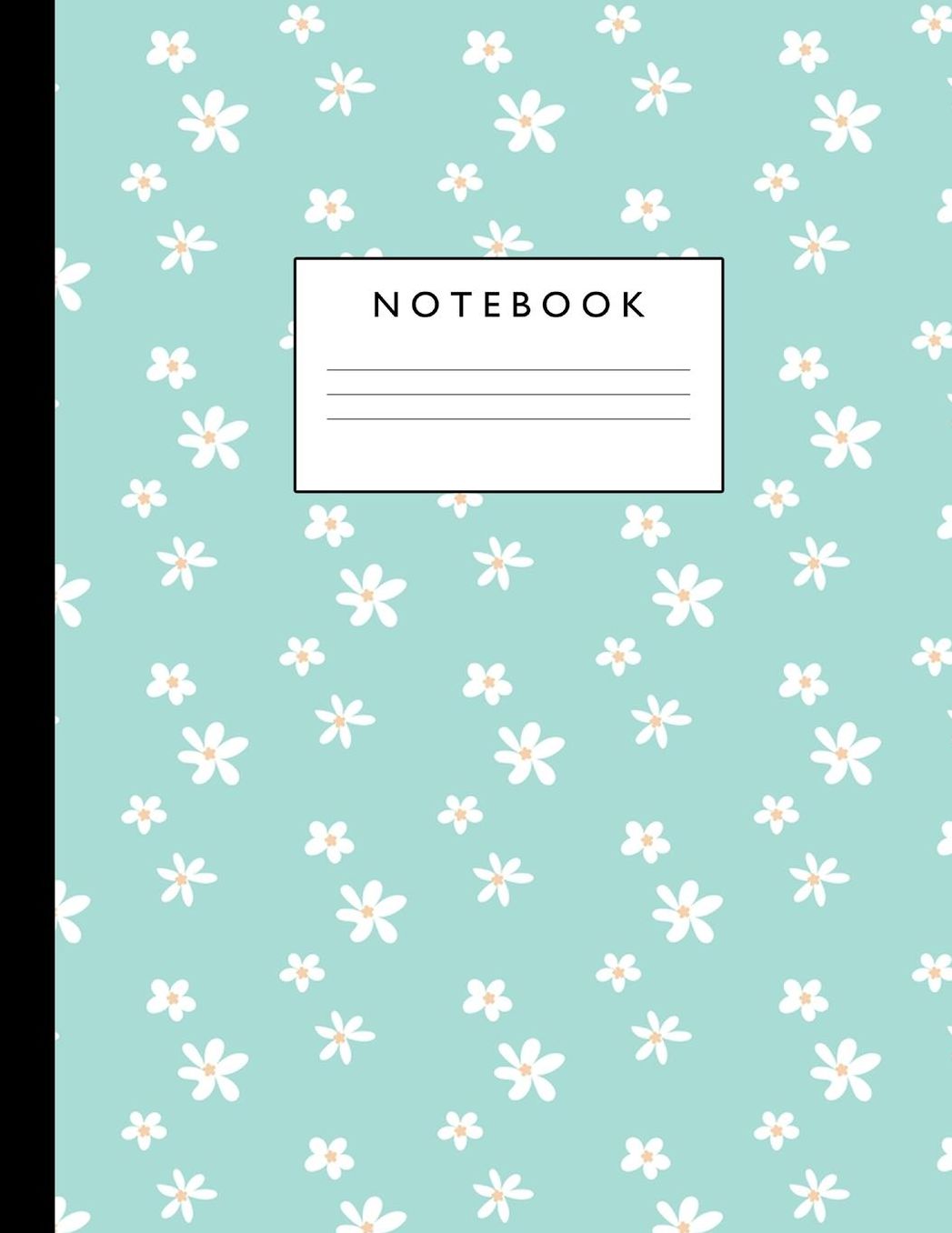 Notebook: Cute Lined Journal Ruled Composition Note Book to Draw and Write In - School Supplies for Elementary, Highschool and College (8.5 x 11 Size 100 Writing Pages) Cover Design 258