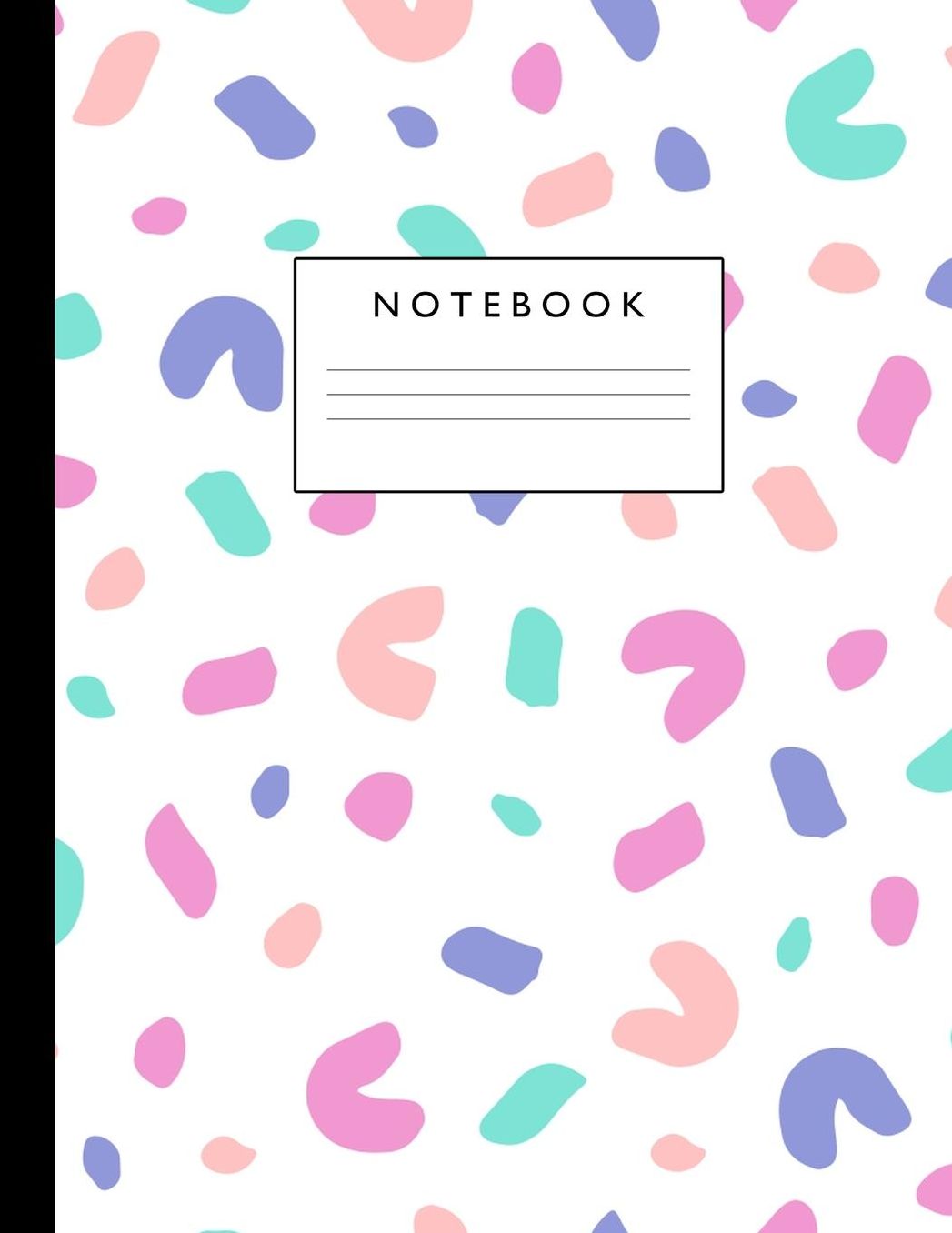 Notebook: Cute Lined Journal Ruled Composition Note Book to Draw and Write In - School Supplies for Elementary, Highschool and College (8.5 x 11 Size 100 Writing Pages) Cover Design 265