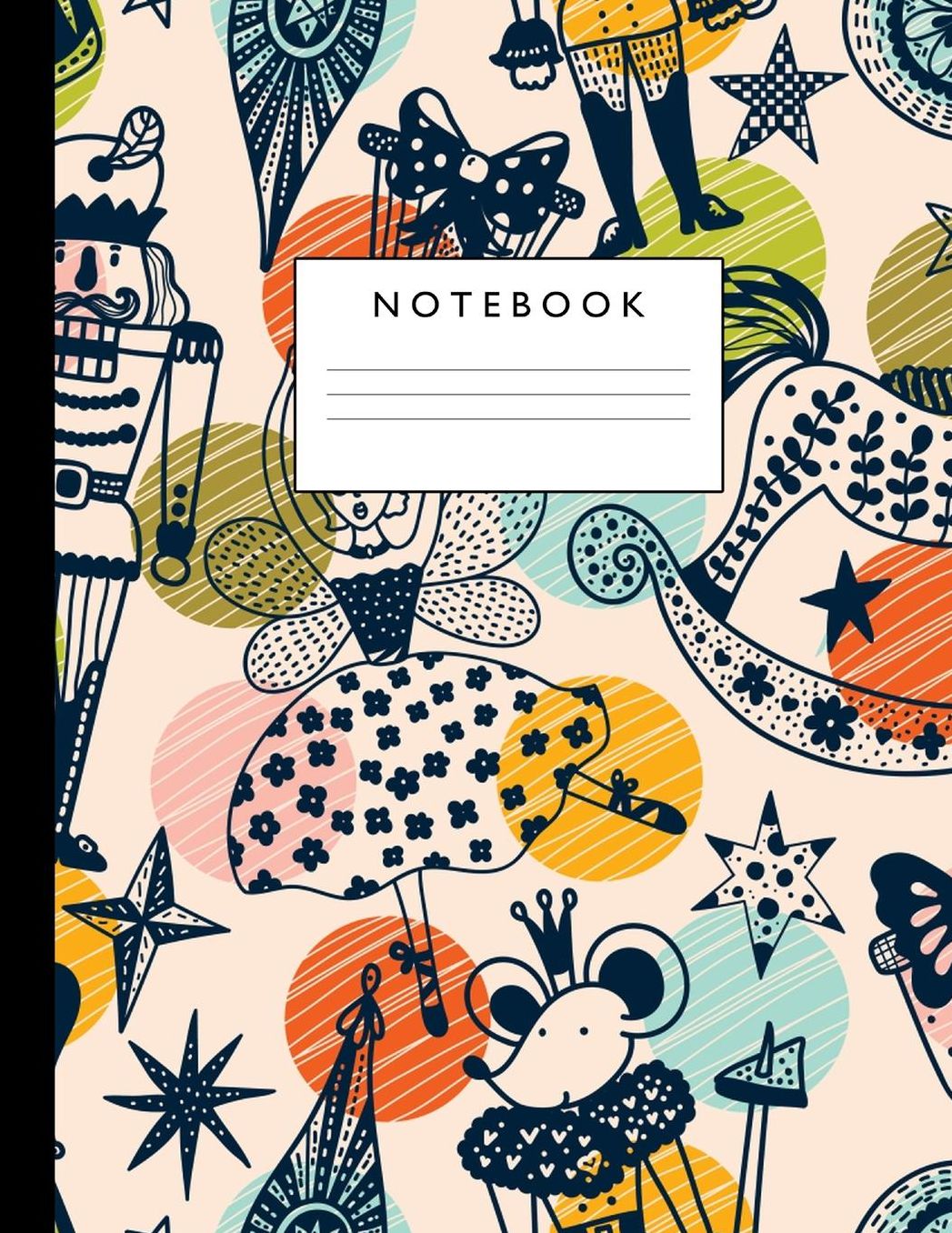 Notebook: Cute Lined Journal Ruled Composition Note Book to Draw and Write In - School Supplies for Elementary, Highschool and College (8.5 x 11 Size 100 Writing Pages) Cover Design 269