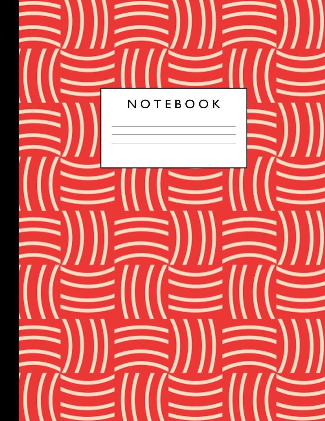 Notebook: Cute Lined Journal Ruled Composition Note Book to Draw and Write In - School Supplies for Elementary, Highschool and College (8.5 x 11 Size 100 Writing Pages) Cover Design 270