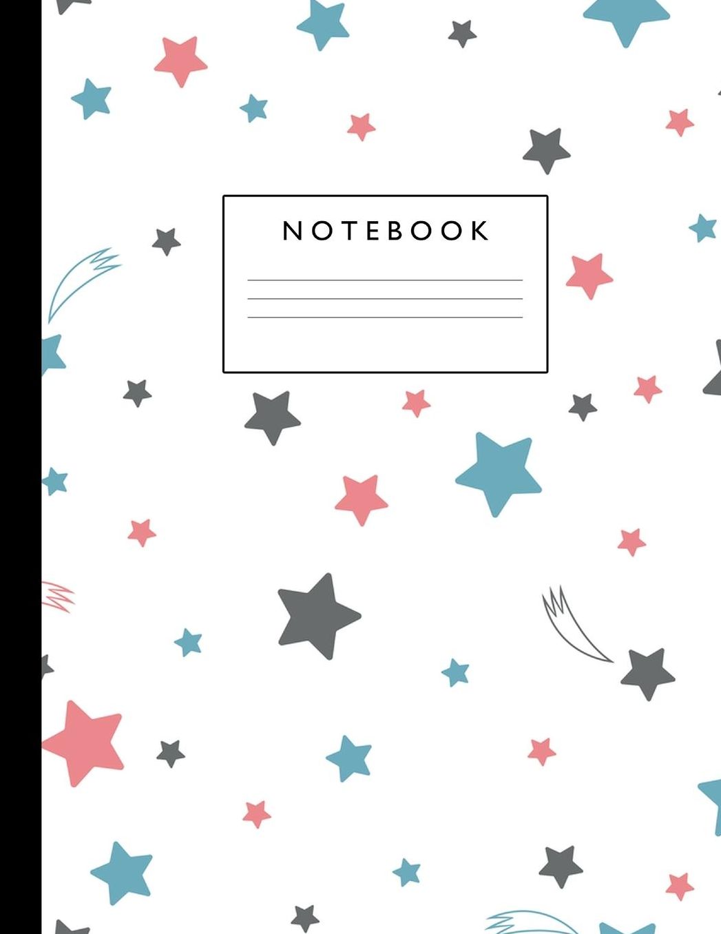 Notebook: Cute Lined Journal Ruled Composition Note Book to Draw and Write In - School Supplies for Elementary, Highschool and College (8.5 x 11 Size 100 Writing Pages) Cover Design 271
