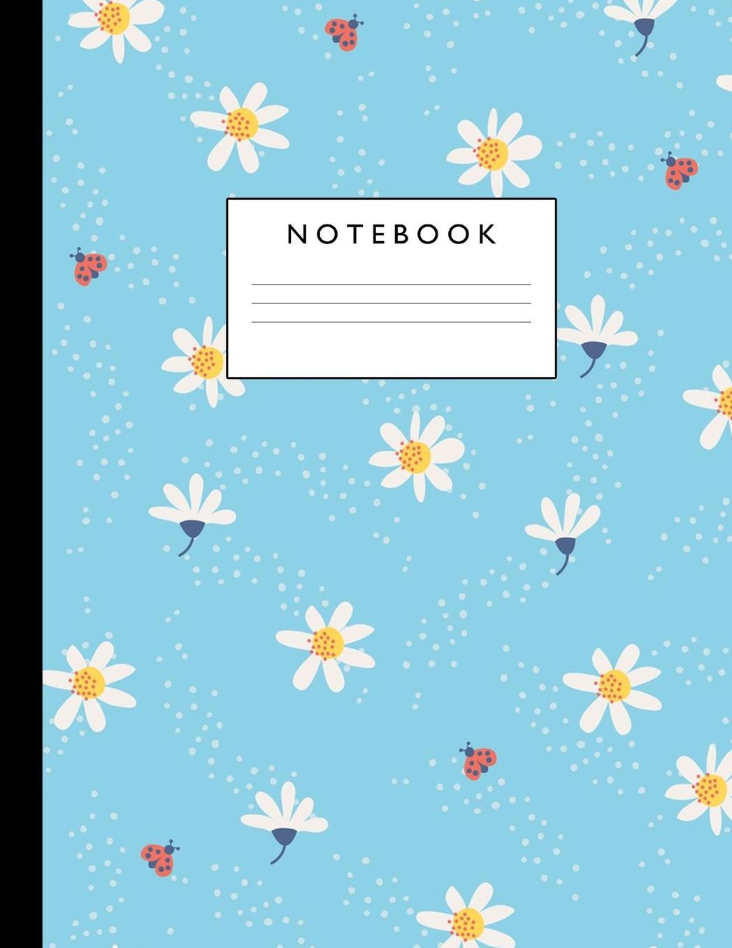 Notebook: Cute Lined Journal Ruled Composition Note Book to Draw and Write In - School Supplies for Elementary, Highschool and College (8.5 x 11 Size 100 Writing Pages) Cover Design 276